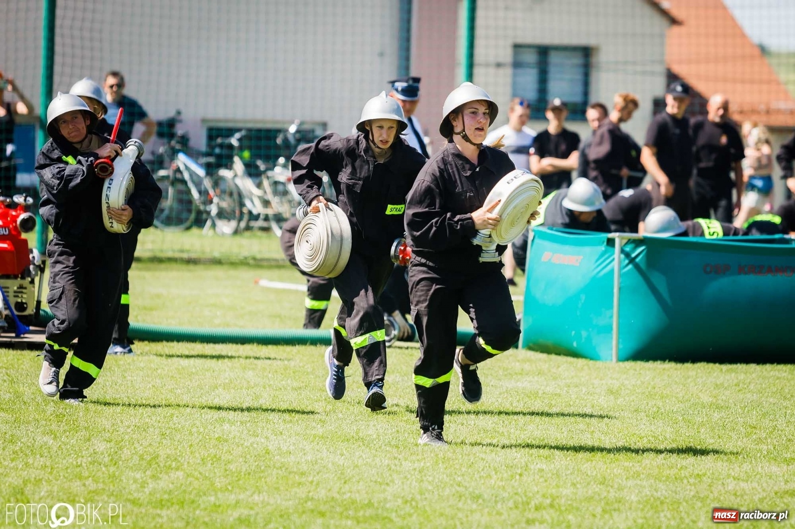 Zdjęcie w galerii na portalu naszraciborz.pl: Gminne zawody OSP. Trzy trofea dla Krzanowic, jedno dla Borucina [FOTO i WIDEO] wiadomości z regionu