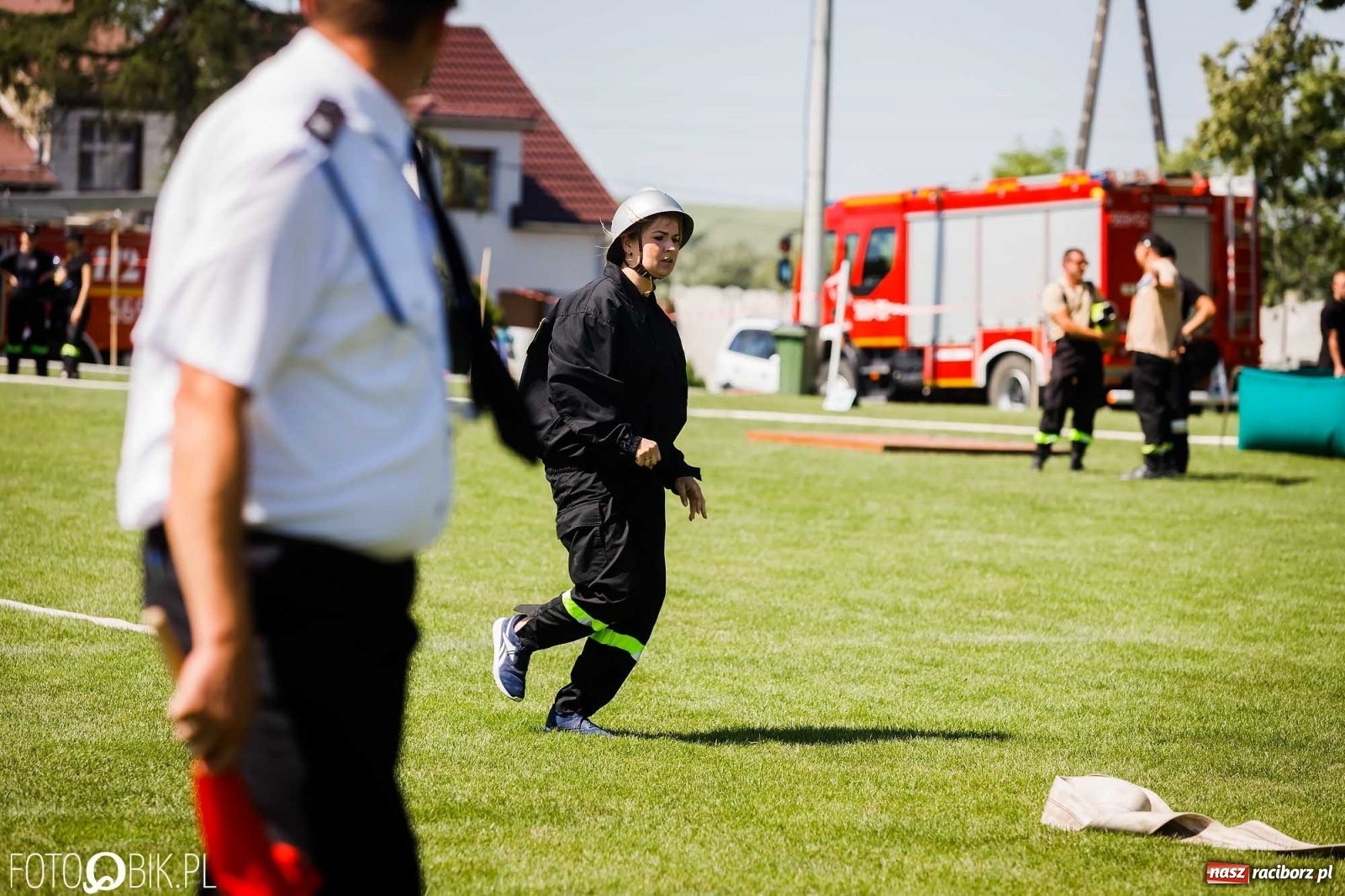 Zdjęcie w galerii na portalu naszraciborz.pl: Gminne zawody OSP. Trzy trofea dla Krzanowic, jedno dla Borucina [FOTO i WIDEO] wiadomości z regionu