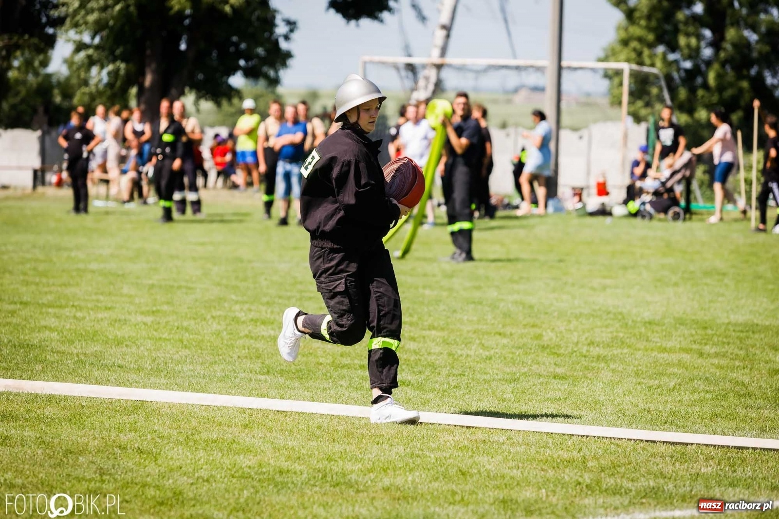 Zdjęcie w galerii na portalu naszraciborz.pl: Gminne zawody OSP. Trzy trofea dla Krzanowic, jedno dla Borucina [FOTO i WIDEO] wiadomości z regionu