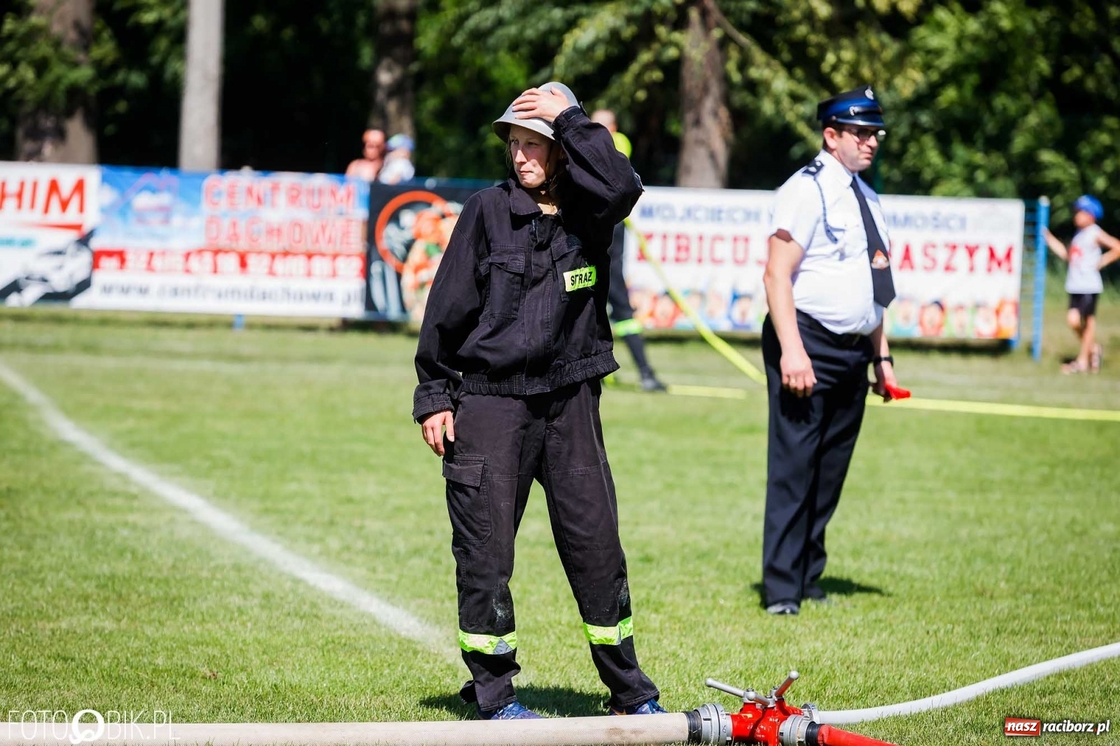 Zdjęcie w galerii na portalu naszraciborz.pl: Gminne zawody OSP. Trzy trofea dla Krzanowic, jedno dla Borucina [FOTO i WIDEO] wiadomości z regionu
