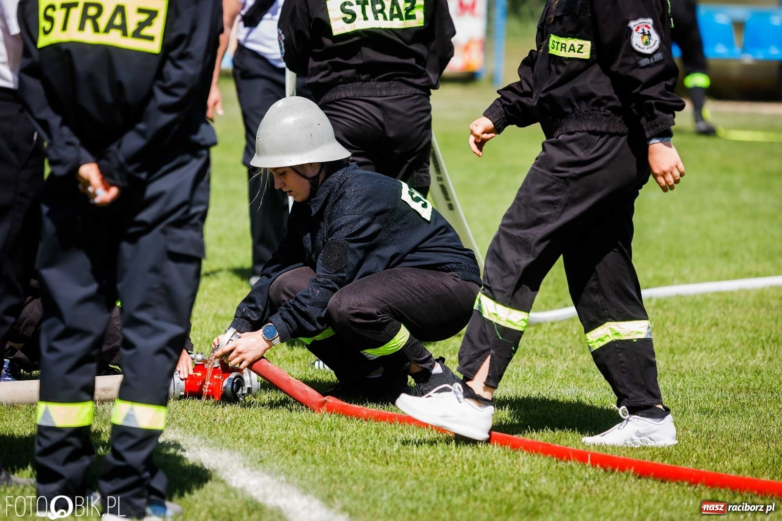 Zdjęcie w galerii na portalu naszraciborz.pl: Gminne zawody OSP. Trzy trofea dla Krzanowic, jedno dla Borucina [FOTO i WIDEO] wiadomości z regionu