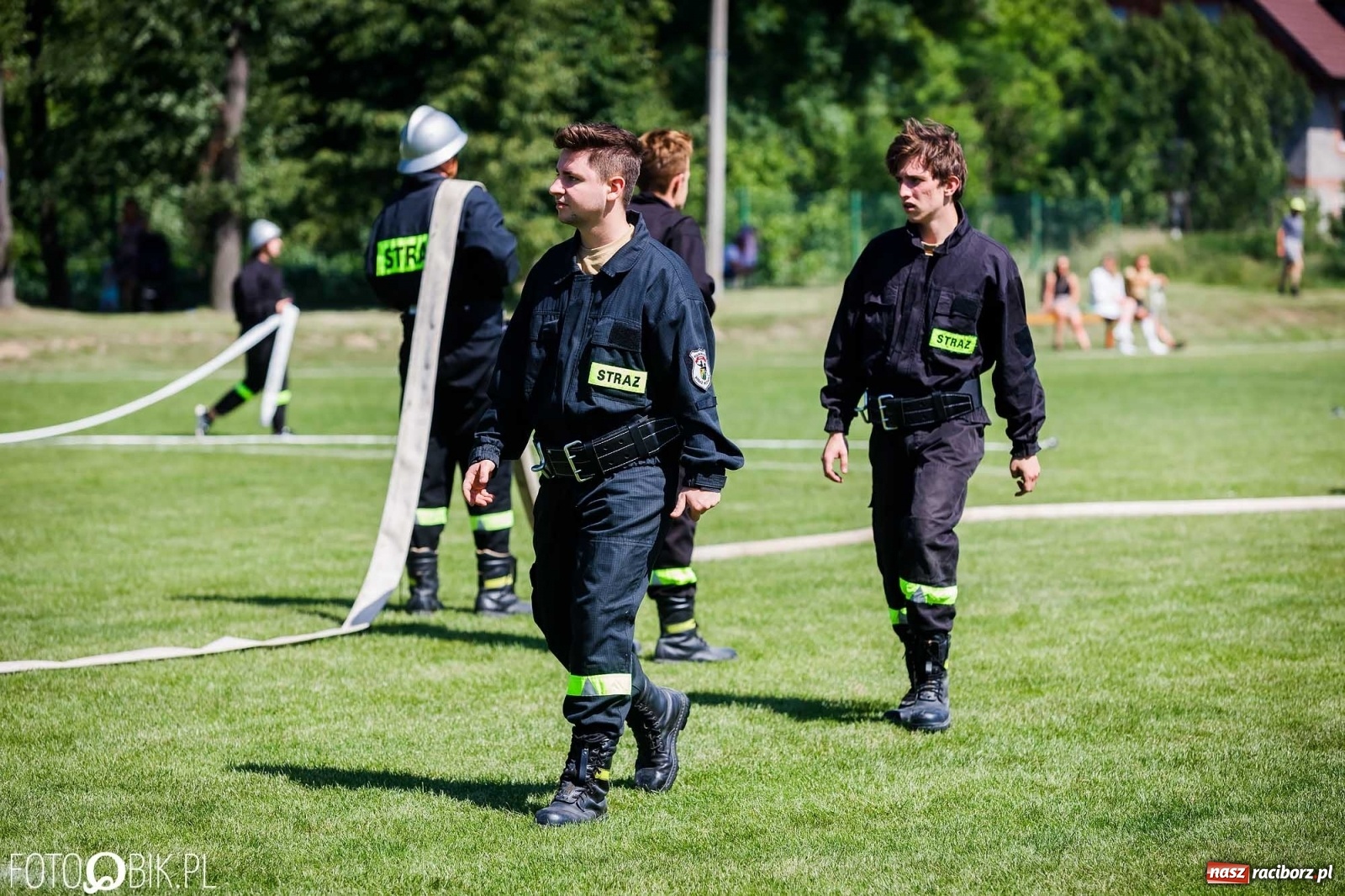 Zdjęcie w galerii na portalu naszraciborz.pl: Gminne zawody OSP. Trzy trofea dla Krzanowic, jedno dla Borucina [FOTO i WIDEO] wiadomości z regionu