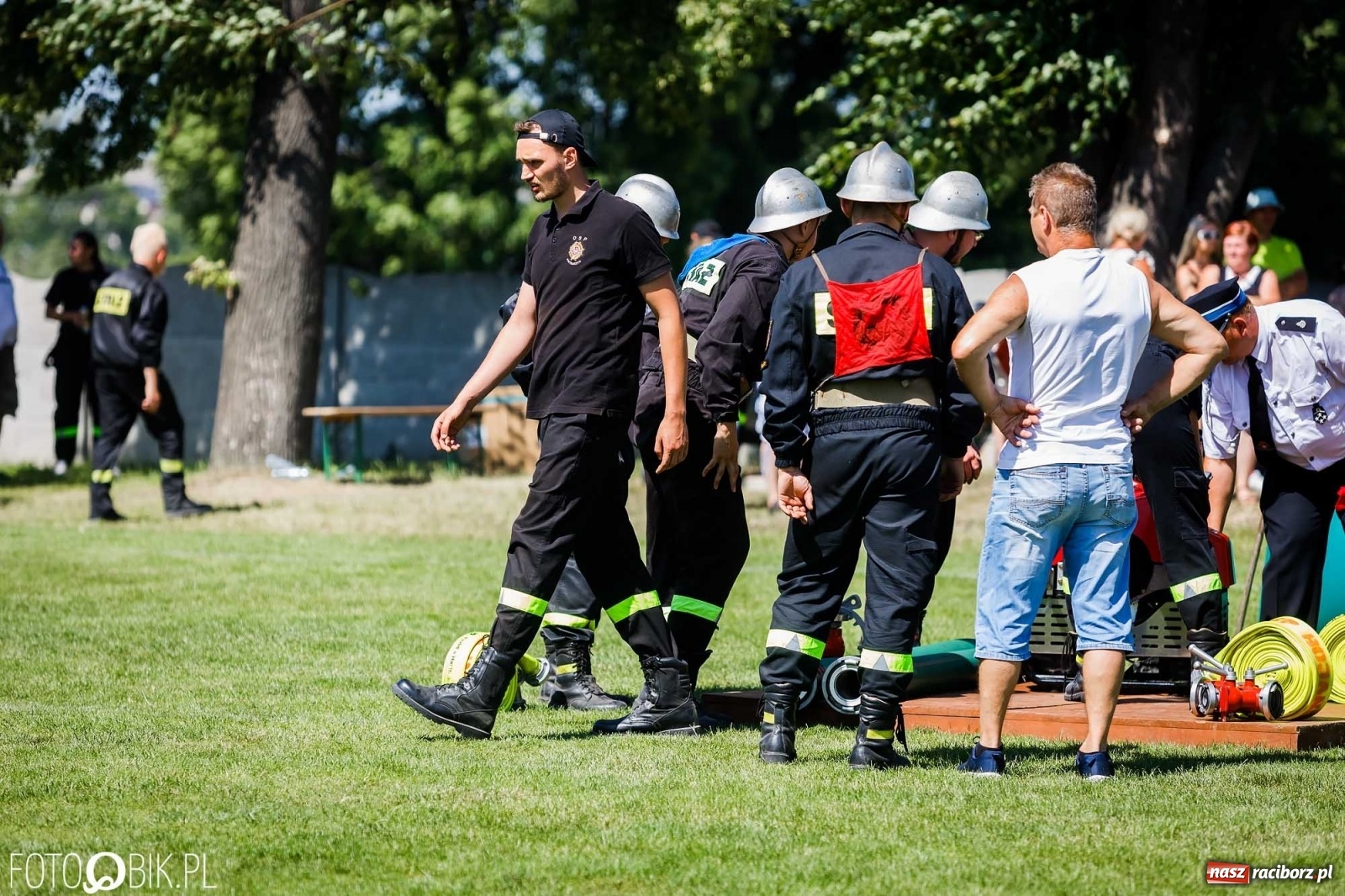 Zdjęcie w galerii na portalu naszraciborz.pl: Gminne zawody OSP. Trzy trofea dla Krzanowic, jedno dla Borucina [FOTO i WIDEO] wiadomości z regionu
