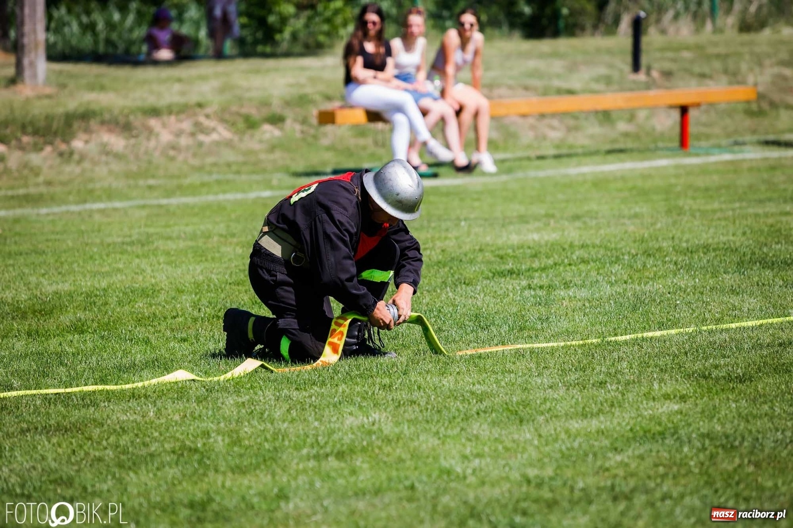 Zdjęcie w galerii na portalu naszraciborz.pl: Gminne zawody OSP. Trzy trofea dla Krzanowic, jedno dla Borucina [FOTO i WIDEO] wiadomości z regionu