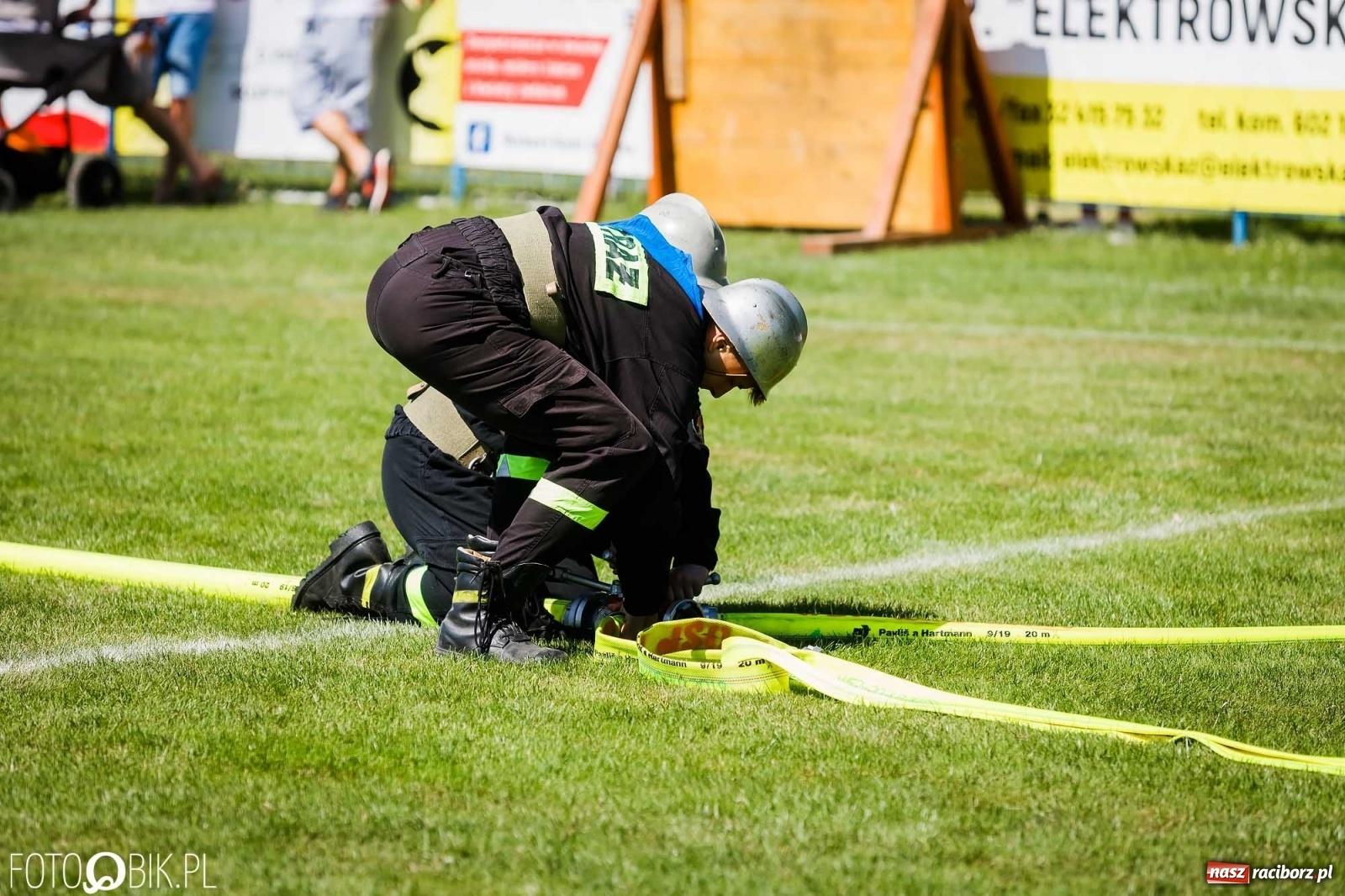 Zdjęcie w galerii na portalu naszraciborz.pl: Gminne zawody OSP. Trzy trofea dla Krzanowic, jedno dla Borucina [FOTO i WIDEO] wiadomości z regionu