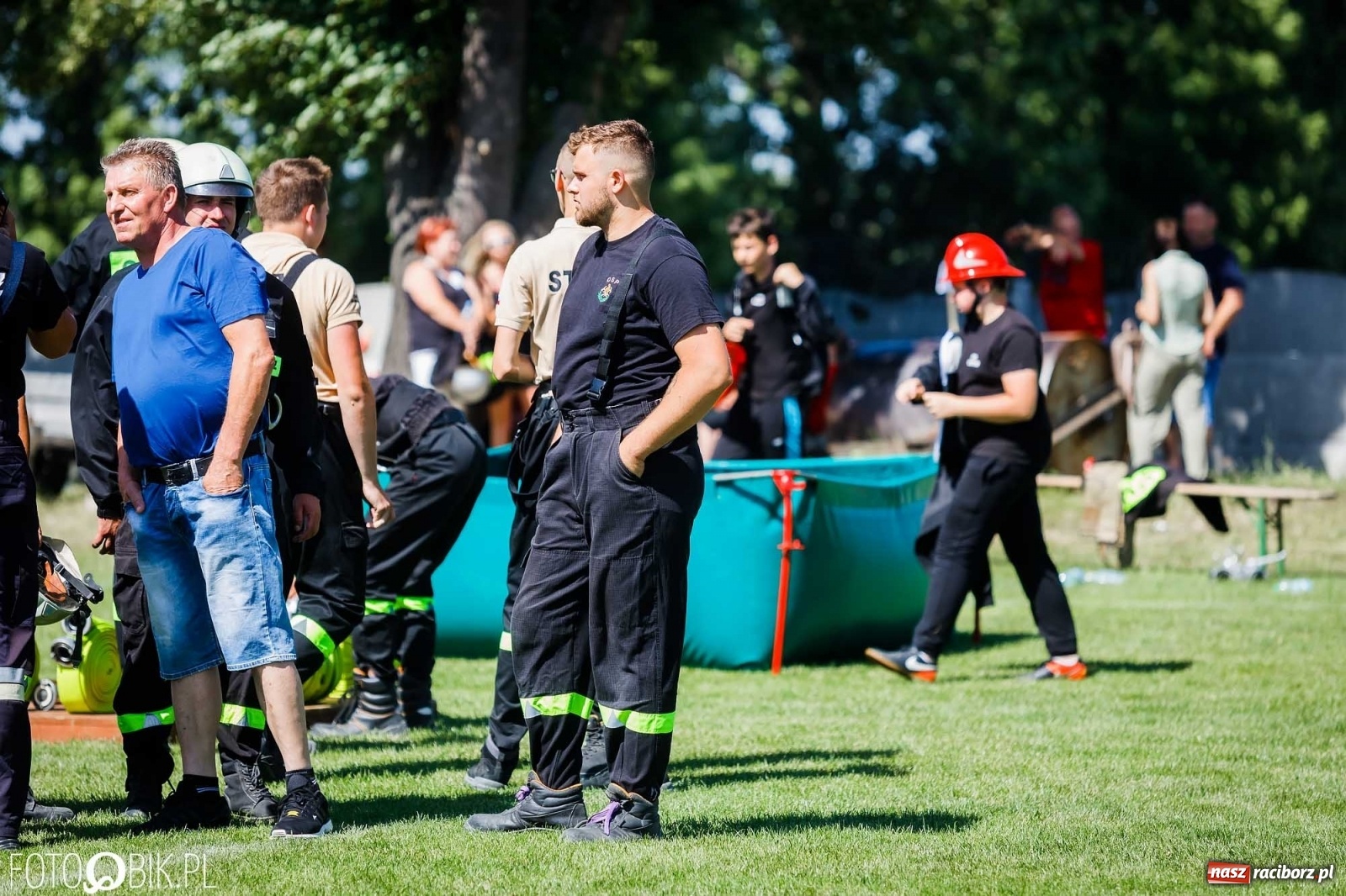 Zdjęcie w galerii na portalu naszraciborz.pl: Gminne zawody OSP. Trzy trofea dla Krzanowic, jedno dla Borucina [FOTO i WIDEO] wiadomości z regionu