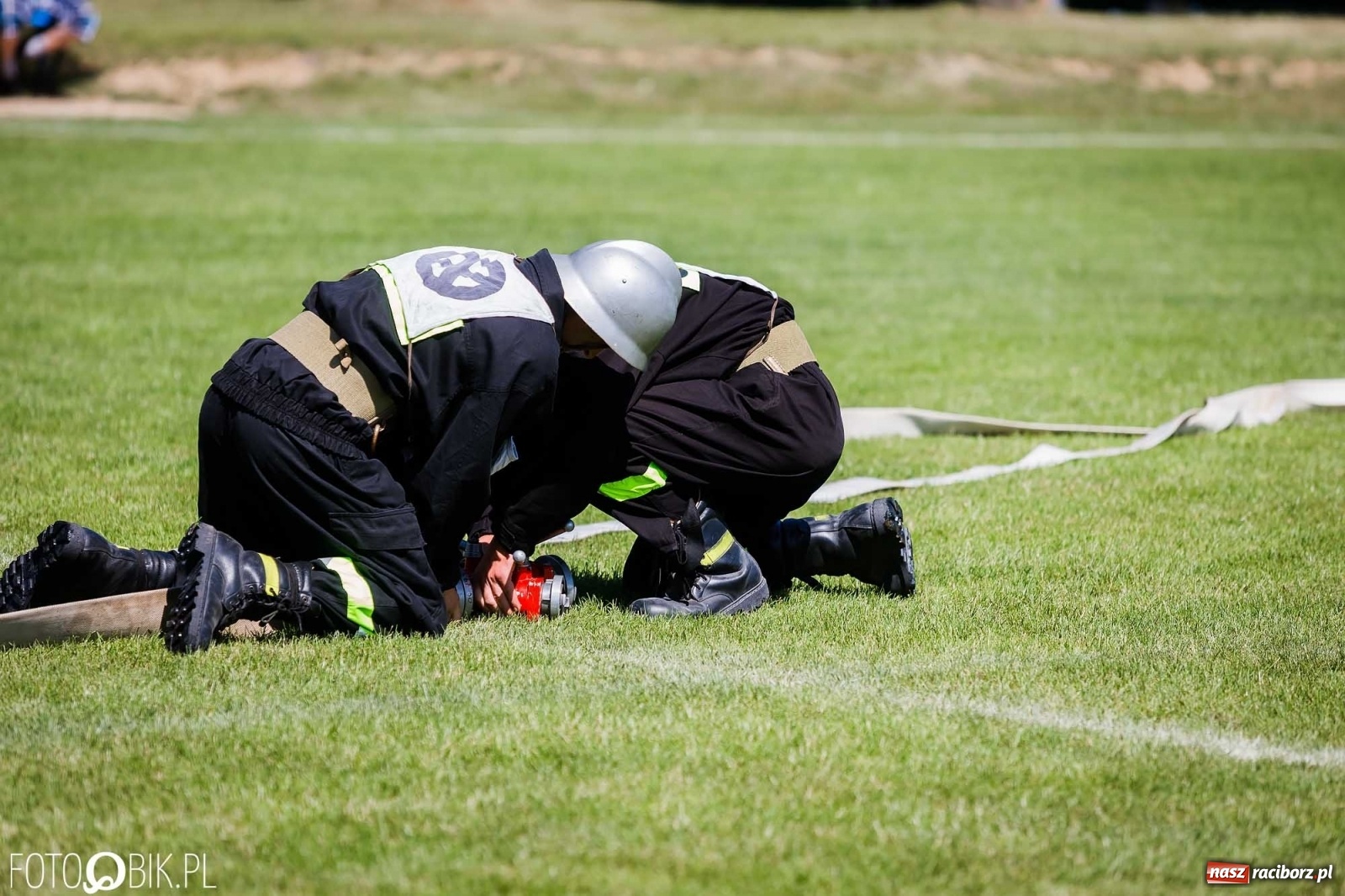 Zdjęcie w galerii na portalu naszraciborz.pl: Gminne zawody OSP. Trzy trofea dla Krzanowic, jedno dla Borucina [FOTO i WIDEO] wiadomości z regionu