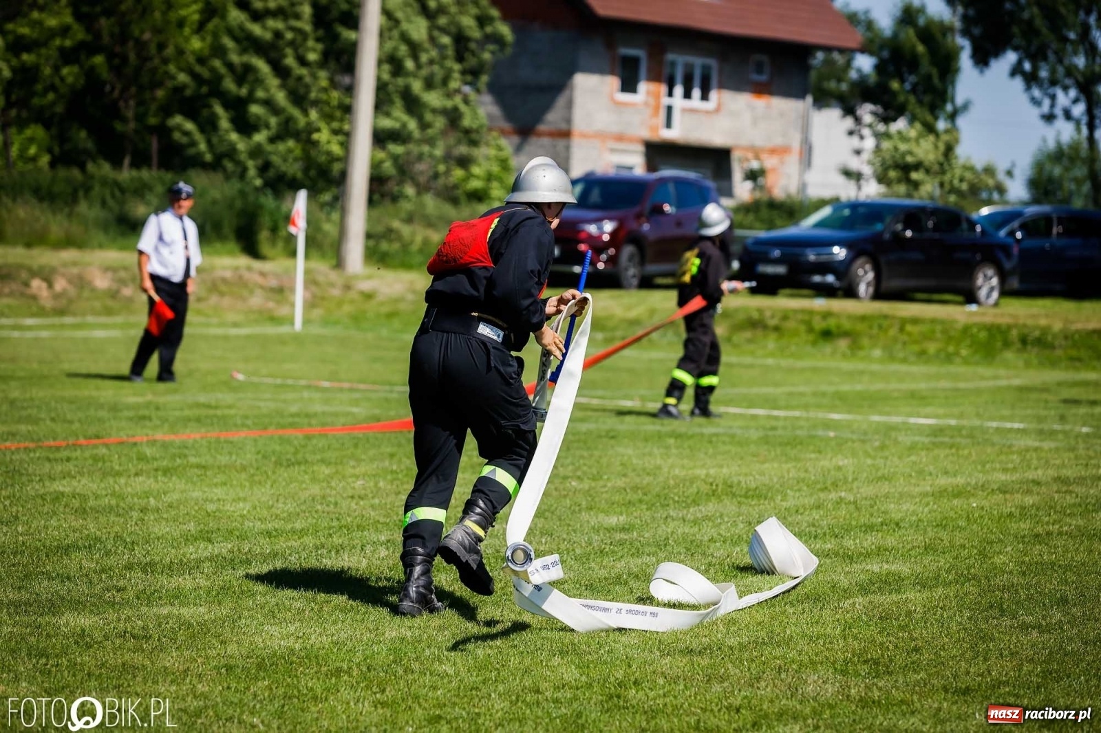 Zdjęcie w galerii na portalu naszraciborz.pl: Gminne zawody OSP. Trzy trofea dla Krzanowic, jedno dla Borucina [FOTO i WIDEO] wiadomości z regionu