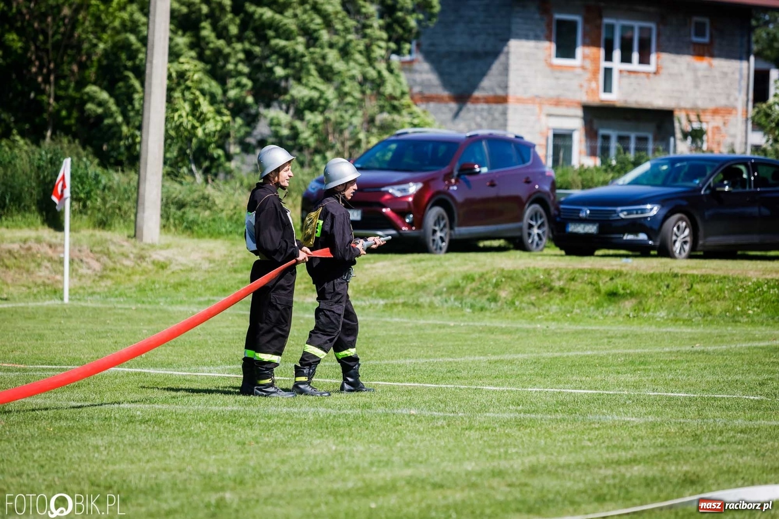 Zdjęcie w galerii na portalu naszraciborz.pl: Gminne zawody OSP. Trzy trofea dla Krzanowic, jedno dla Borucina [FOTO i WIDEO] wiadomości z regionu