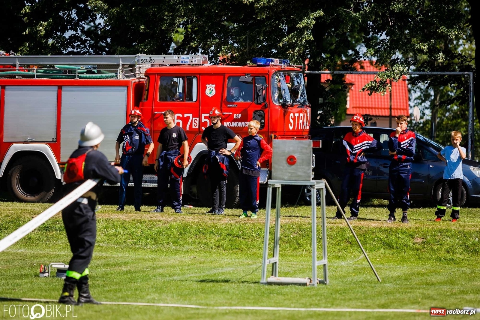Zdjęcie w galerii na portalu naszraciborz.pl: Gminne zawody OSP. Trzy trofea dla Krzanowic, jedno dla Borucina [FOTO i WIDEO] wiadomości z regionu