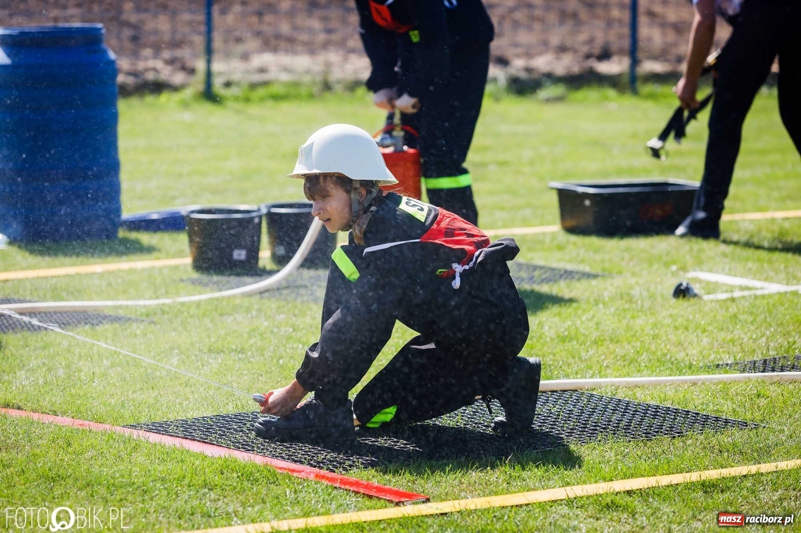 Zdjęcie w galerii na portalu naszraciborz.pl: Gminne zawody OSP. Trzy trofea dla Krzanowic, jedno dla Borucina [FOTO i WIDEO] wiadomości z regionu