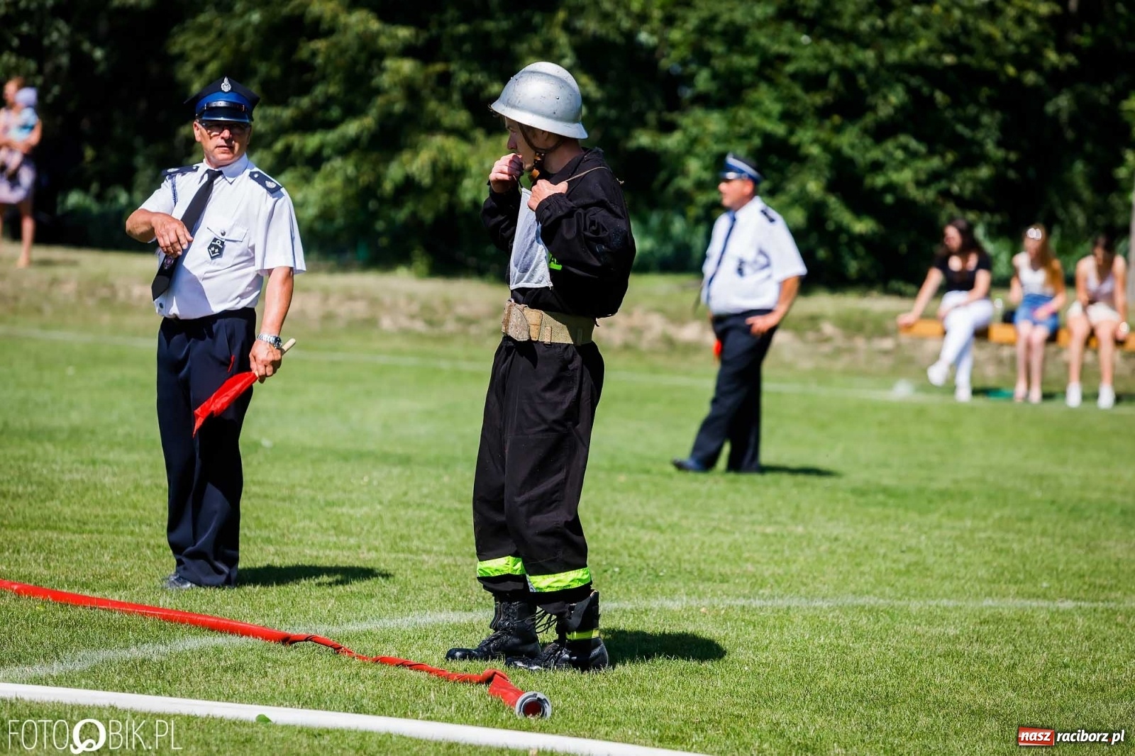 Zdjęcie w galerii na portalu naszraciborz.pl: Gminne zawody OSP. Trzy trofea dla Krzanowic, jedno dla Borucina [FOTO i WIDEO] wiadomości z regionu