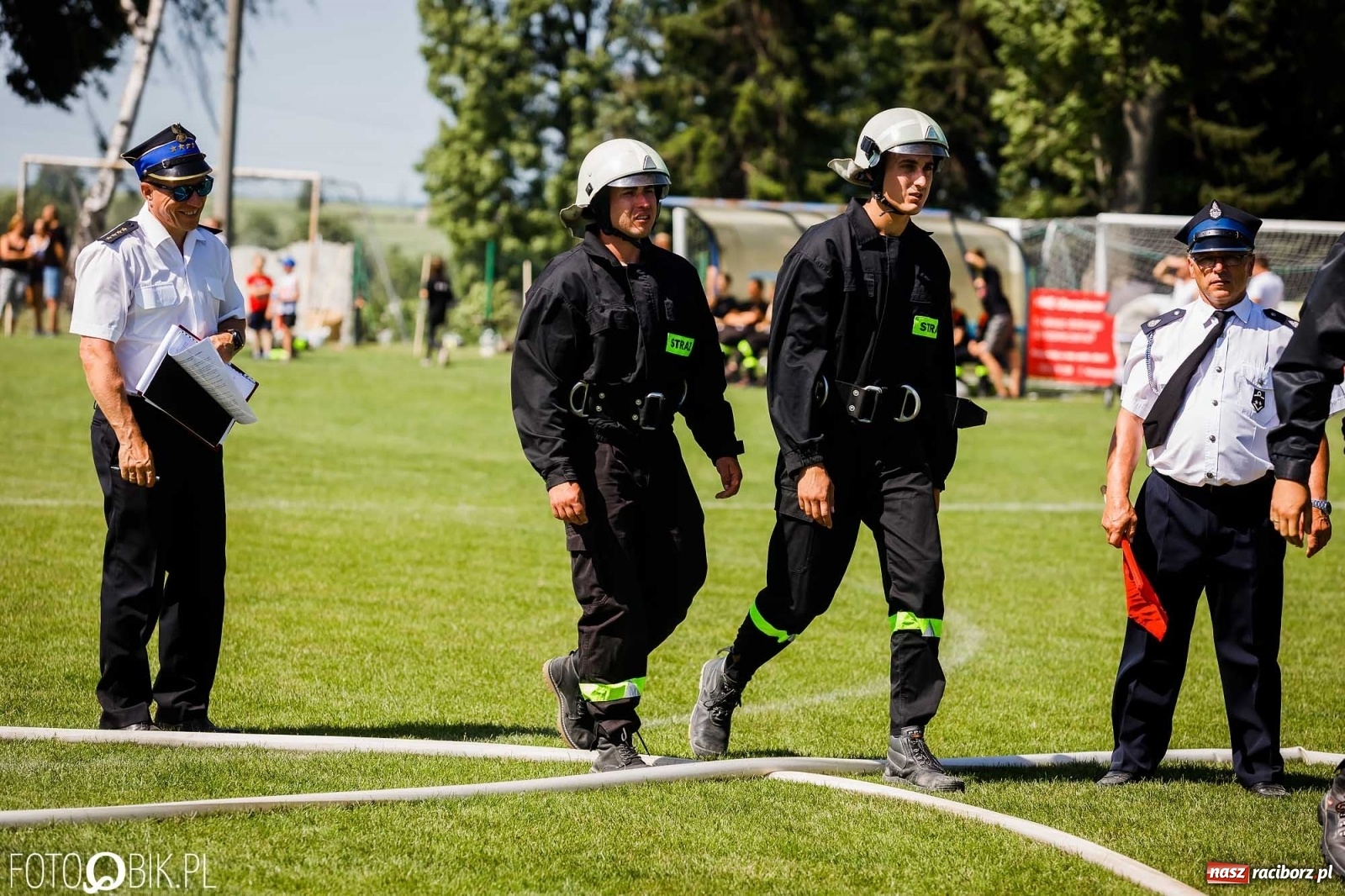 Zdjęcie w galerii na portalu naszraciborz.pl: Gminne zawody OSP. Trzy trofea dla Krzanowic, jedno dla Borucina [FOTO i WIDEO] wiadomości z regionu