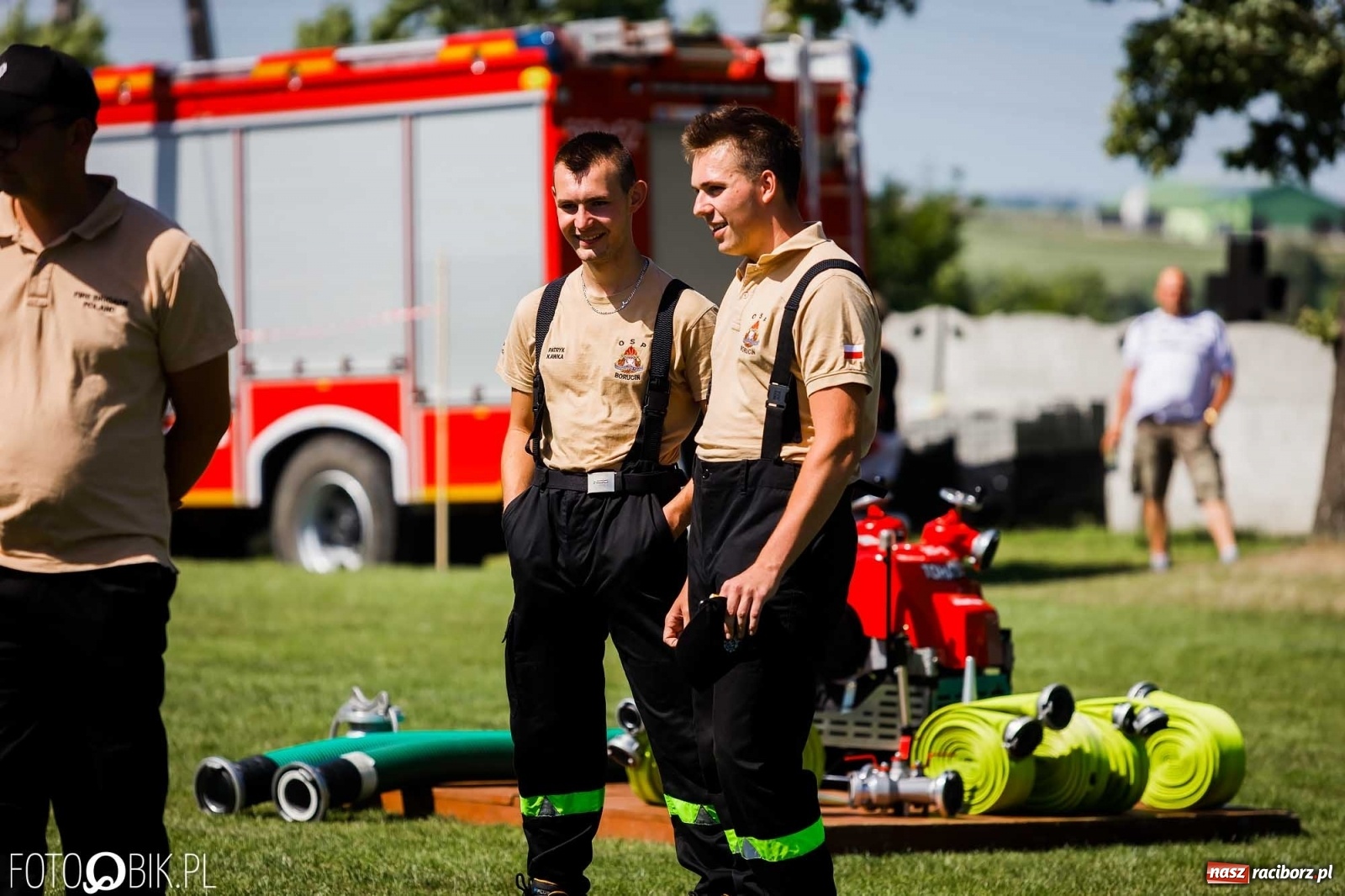 Zdjęcie w galerii na portalu naszraciborz.pl: Gminne zawody OSP. Trzy trofea dla Krzanowic, jedno dla Borucina [FOTO i WIDEO] wiadomości z regionu
