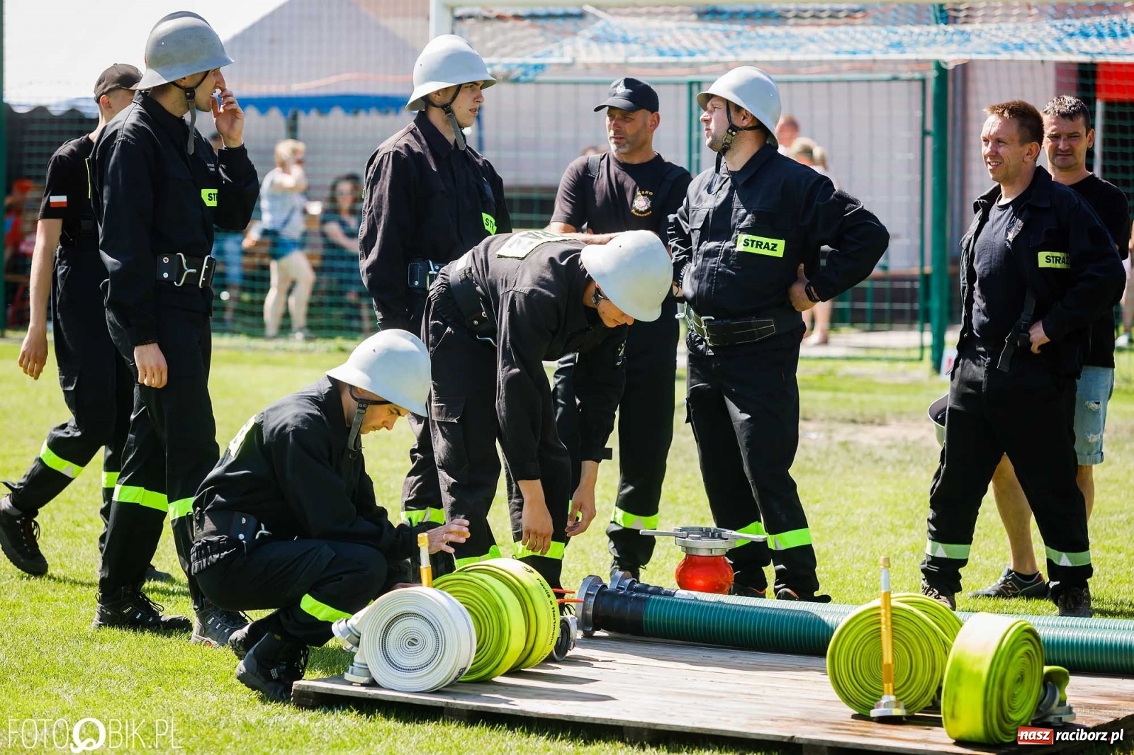 Zdjęcie w galerii na portalu naszraciborz.pl: Gminne zawody OSP. Trzy trofea dla Krzanowic, jedno dla Borucina [FOTO i WIDEO] wiadomości z regionu