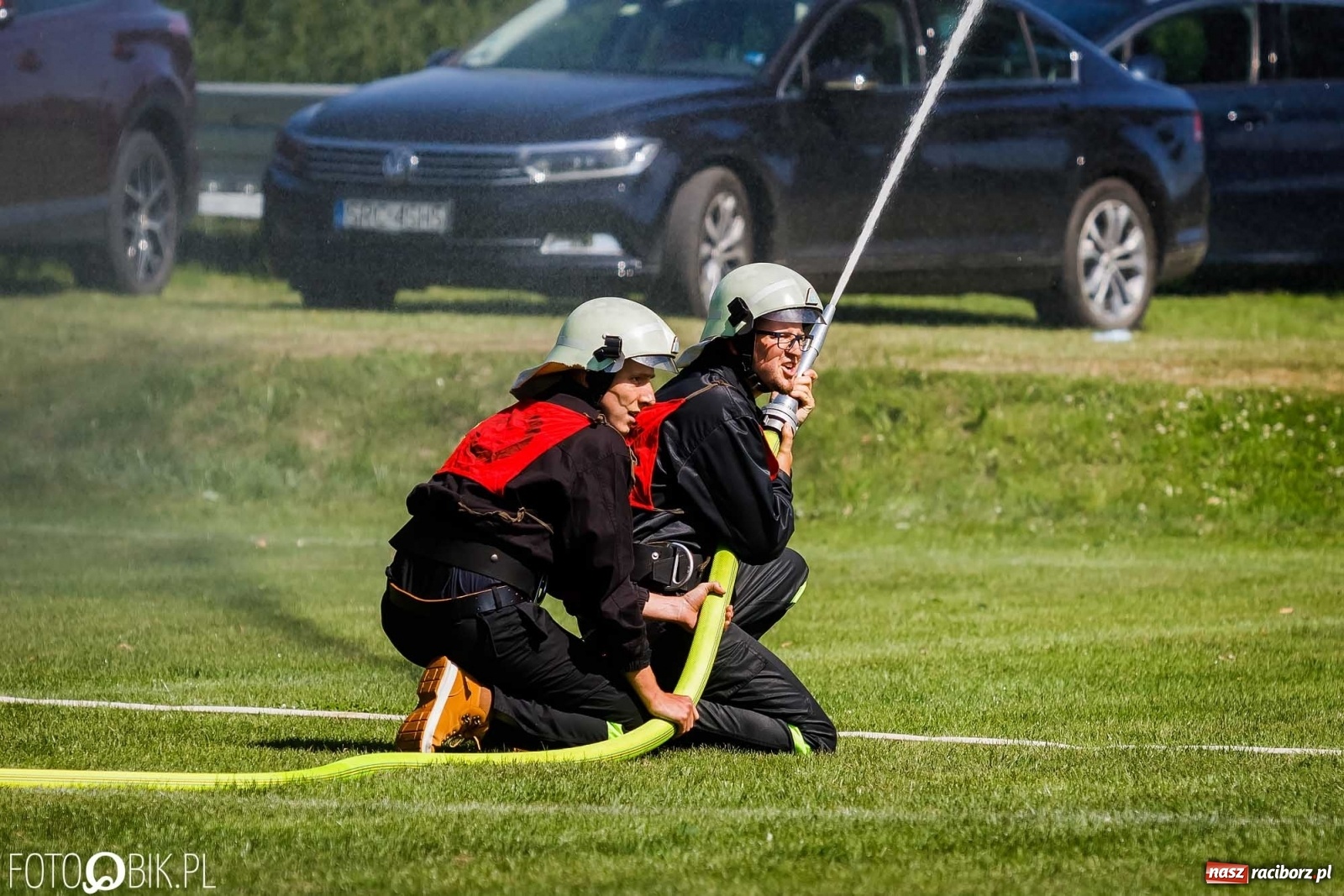 Zdjęcie w galerii na portalu naszraciborz.pl: Gminne zawody OSP. Trzy trofea dla Krzanowic, jedno dla Borucina [FOTO i WIDEO] wiadomości z regionu