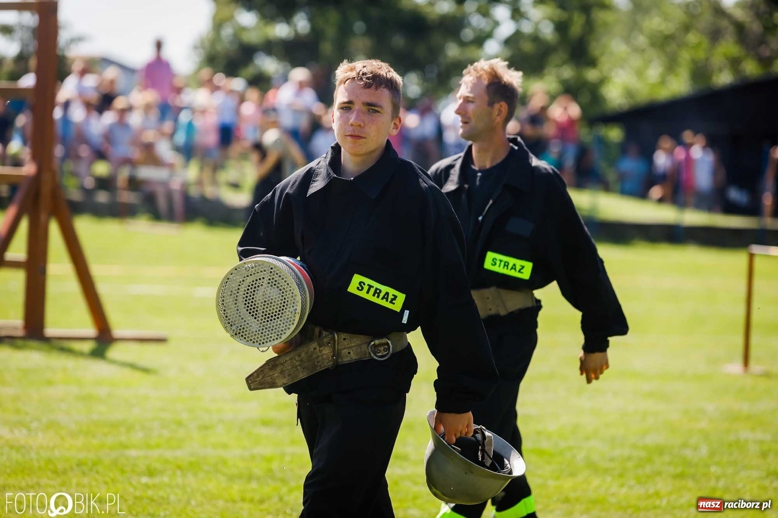 Zdjęcie w galerii na portalu naszraciborz.pl: Gminne zawody OSP. Trzy trofea dla Krzanowic, jedno dla Borucina [FOTO i WIDEO] wiadomości z regionu