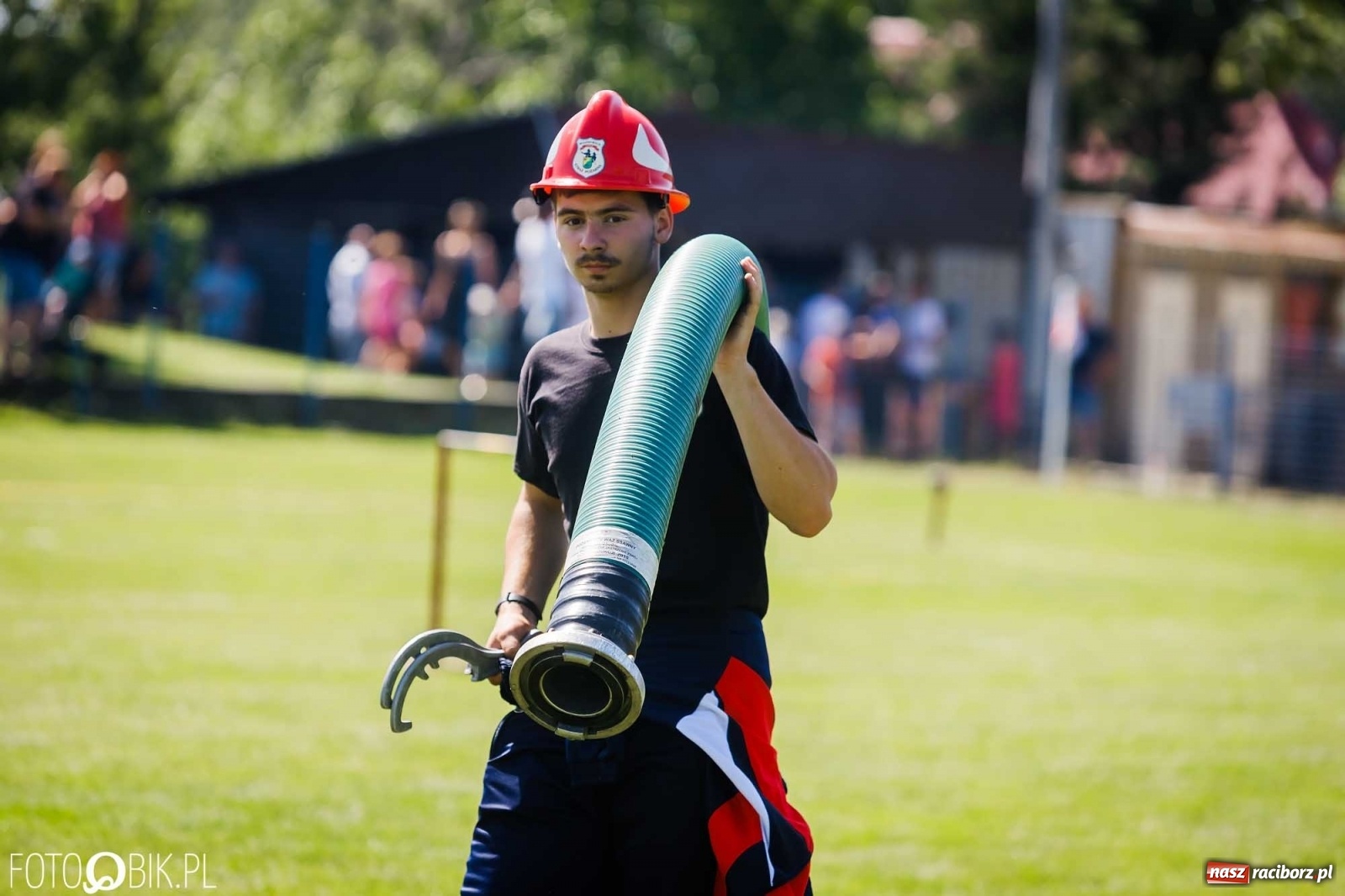 Zdjęcie w galerii na portalu naszraciborz.pl: Gminne zawody OSP. Trzy trofea dla Krzanowic, jedno dla Borucina [FOTO i WIDEO] wiadomości z regionu