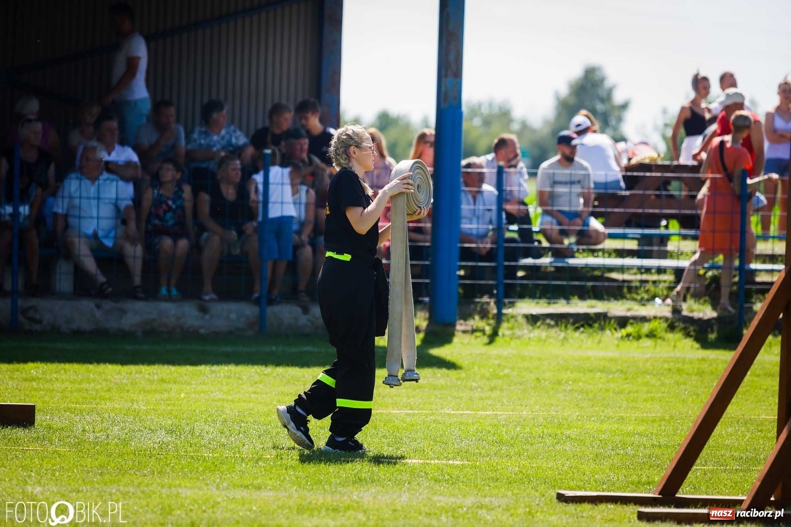 Zdjęcie w galerii na portalu naszraciborz.pl: Gminne zawody OSP. Trzy trofea dla Krzanowic, jedno dla Borucina [FOTO i WIDEO] wiadomości z regionu