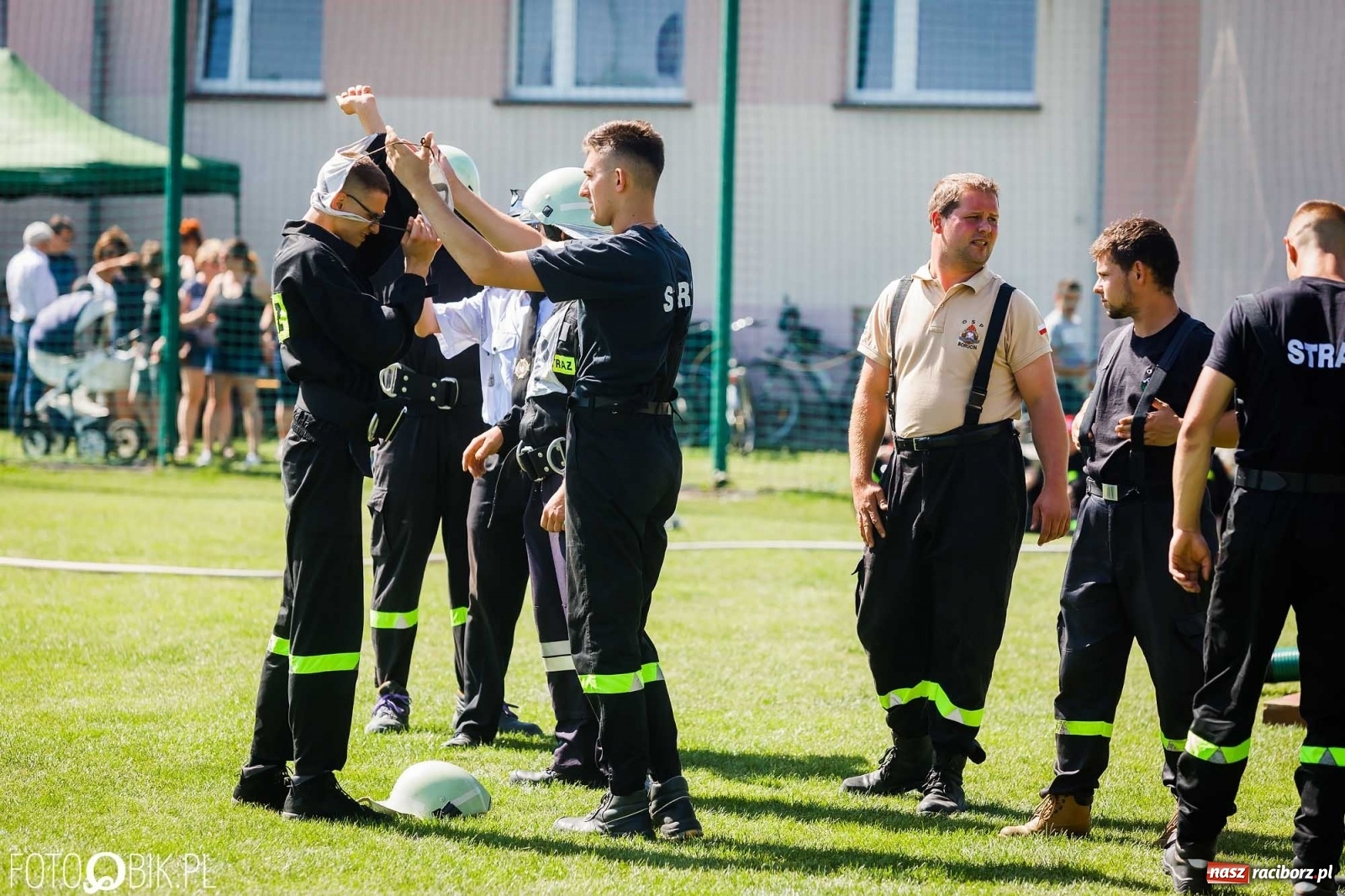 Zdjęcie w galerii na portalu naszraciborz.pl: Gminne zawody OSP. Trzy trofea dla Krzanowic, jedno dla Borucina [FOTO i WIDEO] wiadomości z regionu