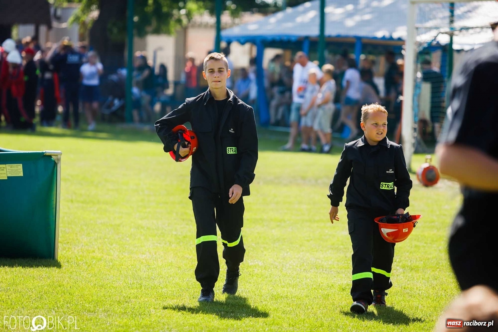Zdjęcie w galerii na portalu naszraciborz.pl: Gminne zawody OSP. Trzy trofea dla Krzanowic, jedno dla Borucina [FOTO i WIDEO] wiadomości z regionu
