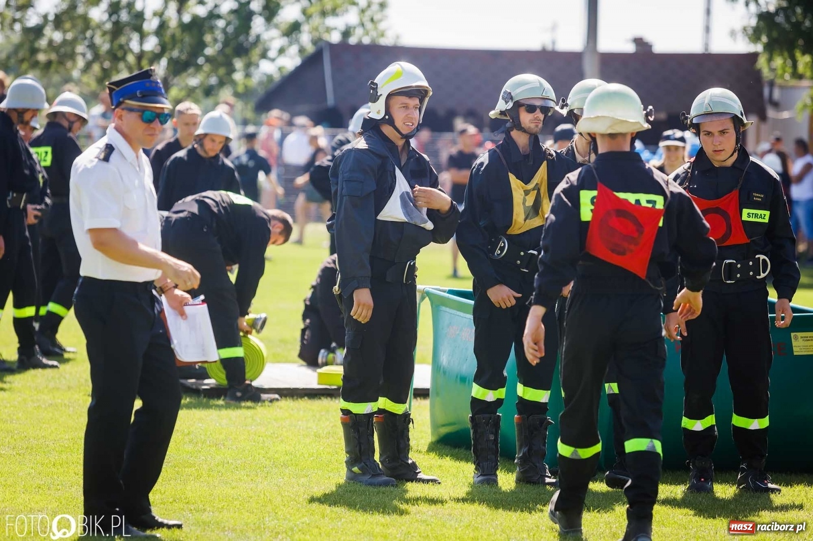 Zdjęcie w galerii na portalu naszraciborz.pl: Gminne zawody OSP. Trzy trofea dla Krzanowic, jedno dla Borucina [FOTO i WIDEO] wiadomości z regionu