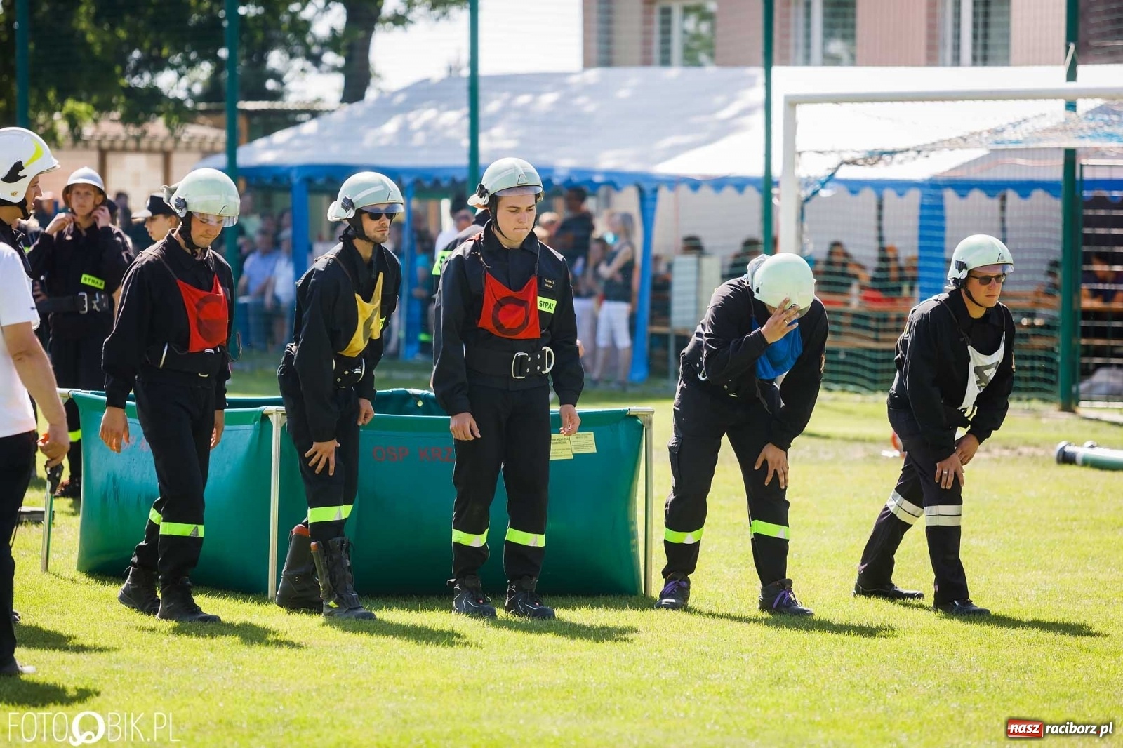 Zdjęcie w galerii na portalu naszraciborz.pl: Gminne zawody OSP. Trzy trofea dla Krzanowic, jedno dla Borucina [FOTO i WIDEO] wiadomości z regionu