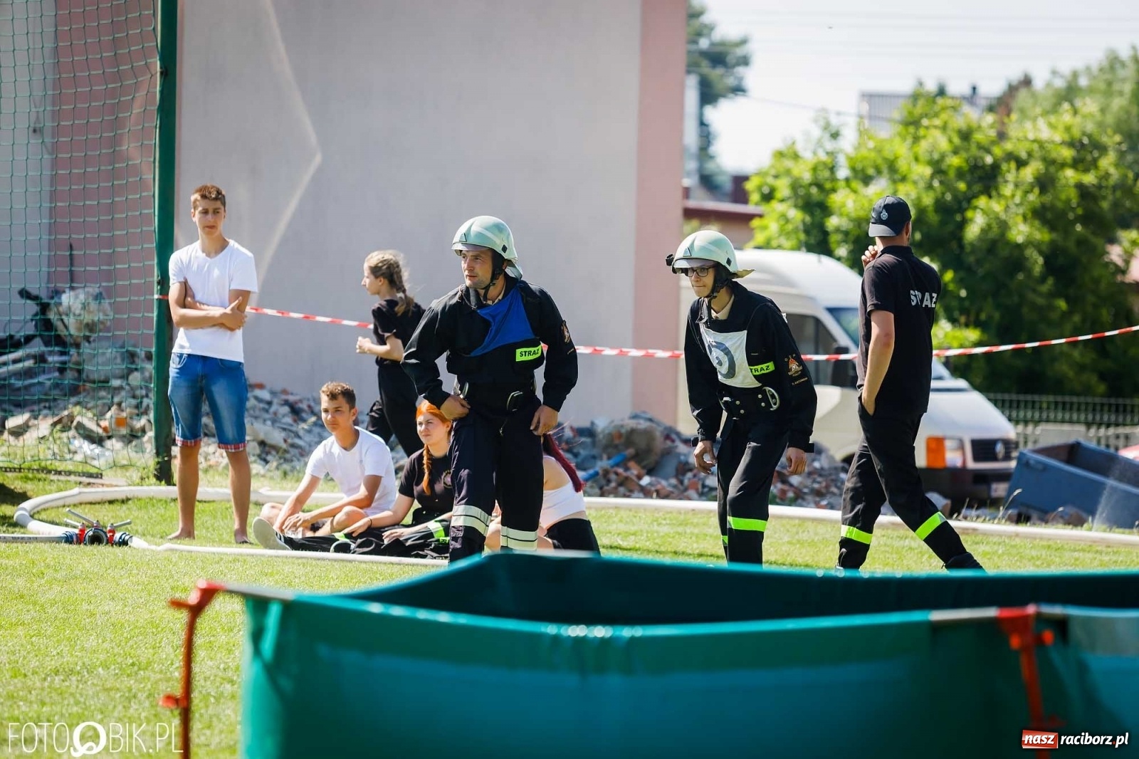 Zdjęcie w galerii na portalu naszraciborz.pl: Gminne zawody OSP. Trzy trofea dla Krzanowic, jedno dla Borucina [FOTO i WIDEO] wiadomości z regionu