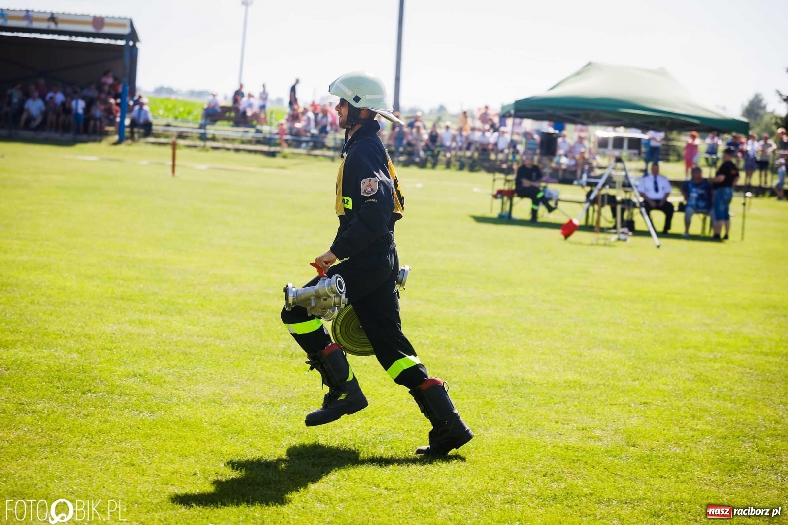 Zdjęcie w galerii na portalu naszraciborz.pl: Gminne zawody OSP. Trzy trofea dla Krzanowic, jedno dla Borucina [FOTO i WIDEO] wiadomości z regionu