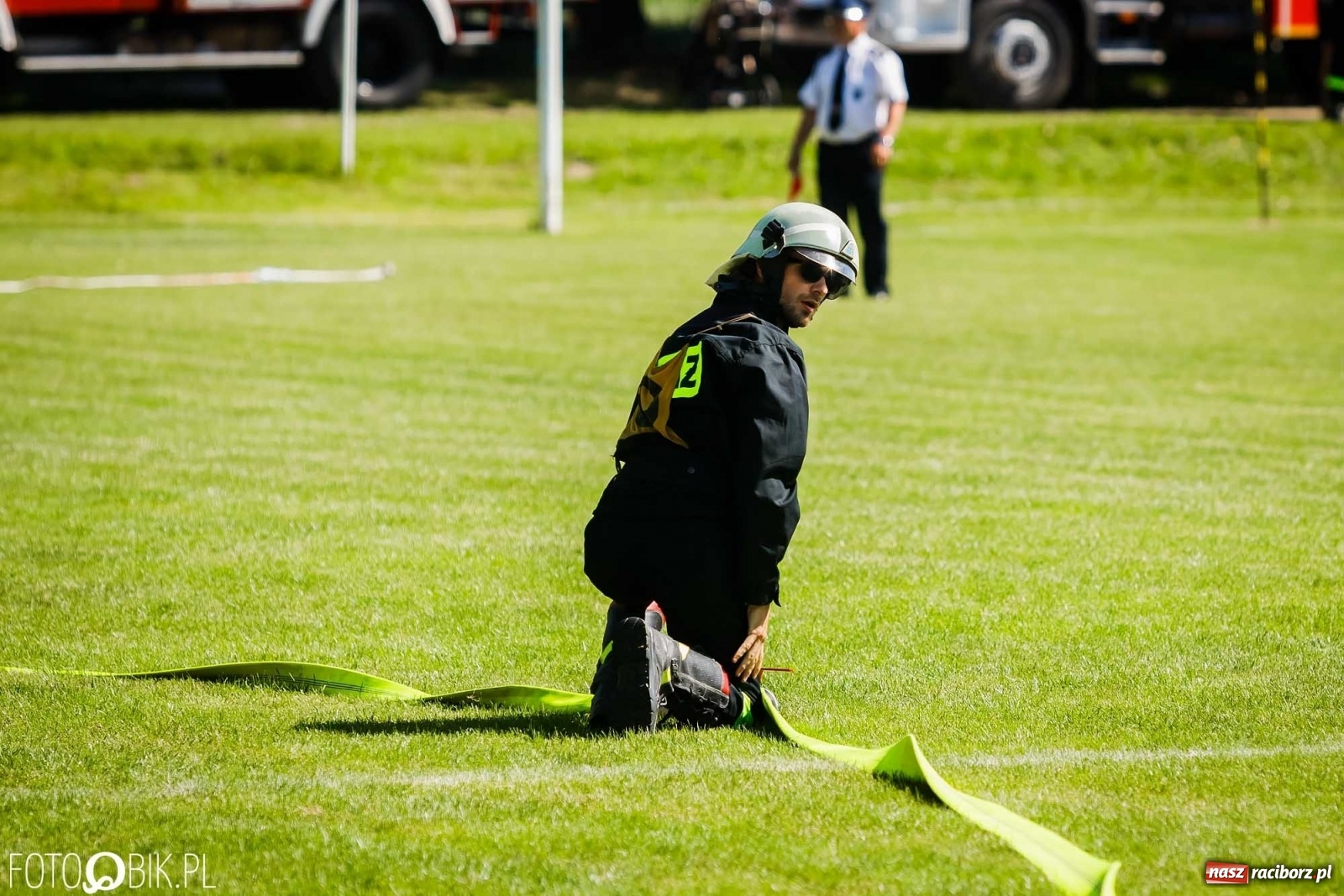 Zdjęcie w galerii na portalu naszraciborz.pl: Gminne zawody OSP. Trzy trofea dla Krzanowic, jedno dla Borucina [FOTO i WIDEO] wiadomości z regionu
