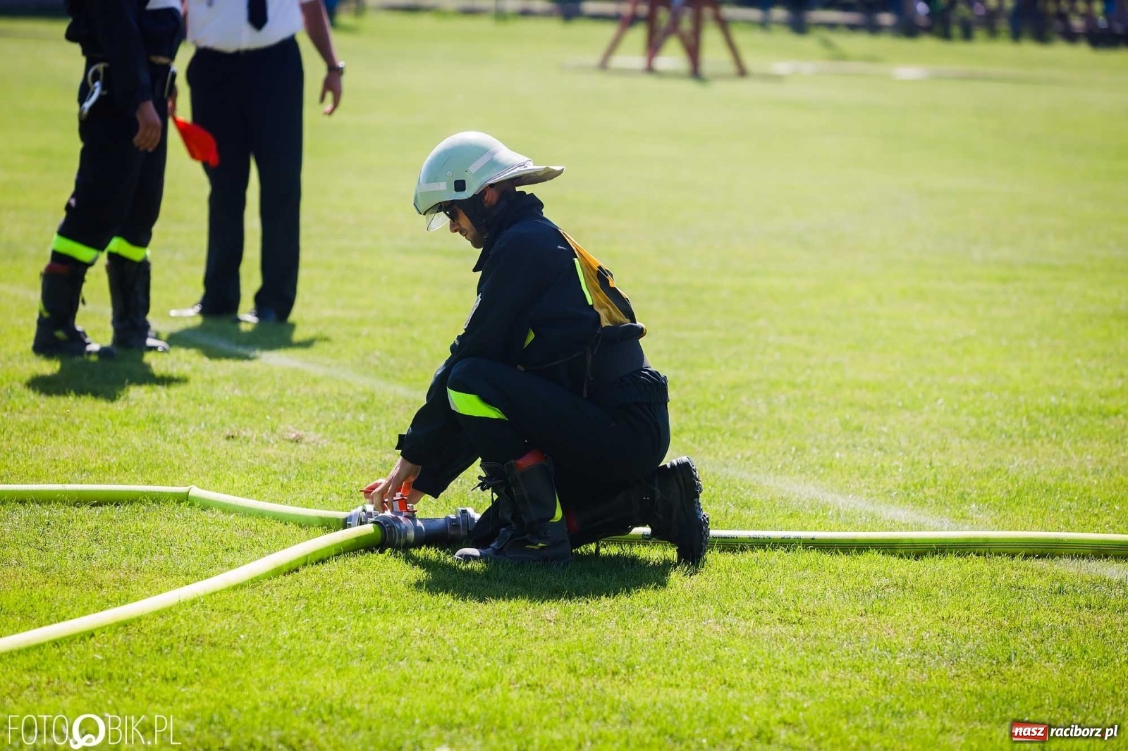 Zdjęcie w galerii na portalu naszraciborz.pl: Gminne zawody OSP. Trzy trofea dla Krzanowic, jedno dla Borucina [FOTO i WIDEO] wiadomości z regionu