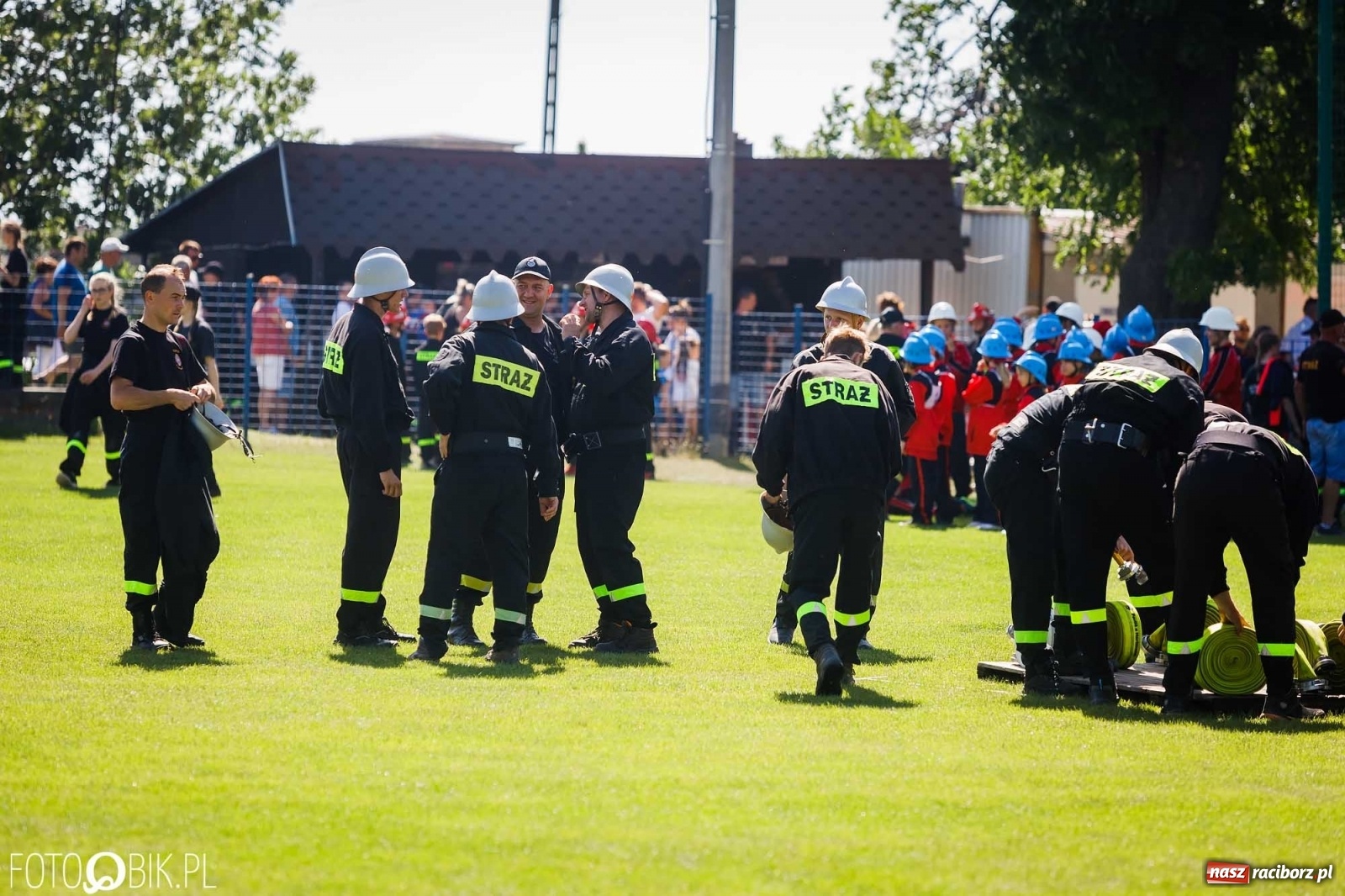 Zdjęcie w galerii na portalu naszraciborz.pl: Gminne zawody OSP. Trzy trofea dla Krzanowic, jedno dla Borucina [FOTO i WIDEO] wiadomości z regionu