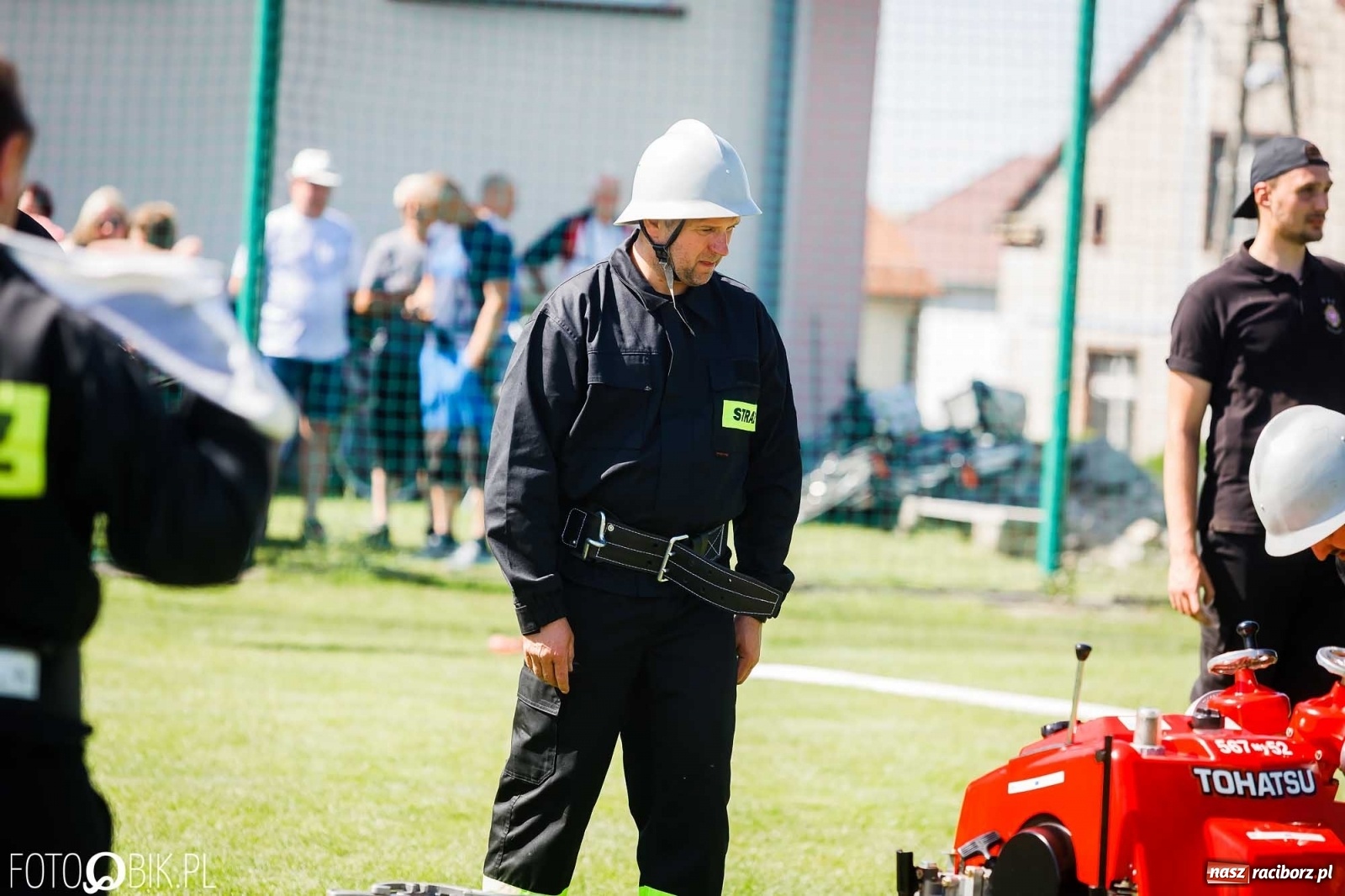 Zdjęcie w galerii na portalu naszraciborz.pl: Gminne zawody OSP. Trzy trofea dla Krzanowic, jedno dla Borucina [FOTO i WIDEO] wiadomości z regionu