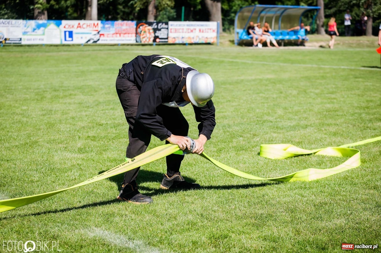 Zdjęcie w galerii na portalu naszraciborz.pl: Gminne zawody OSP. Trzy trofea dla Krzanowic, jedno dla Borucina [FOTO i WIDEO] wiadomości z regionu