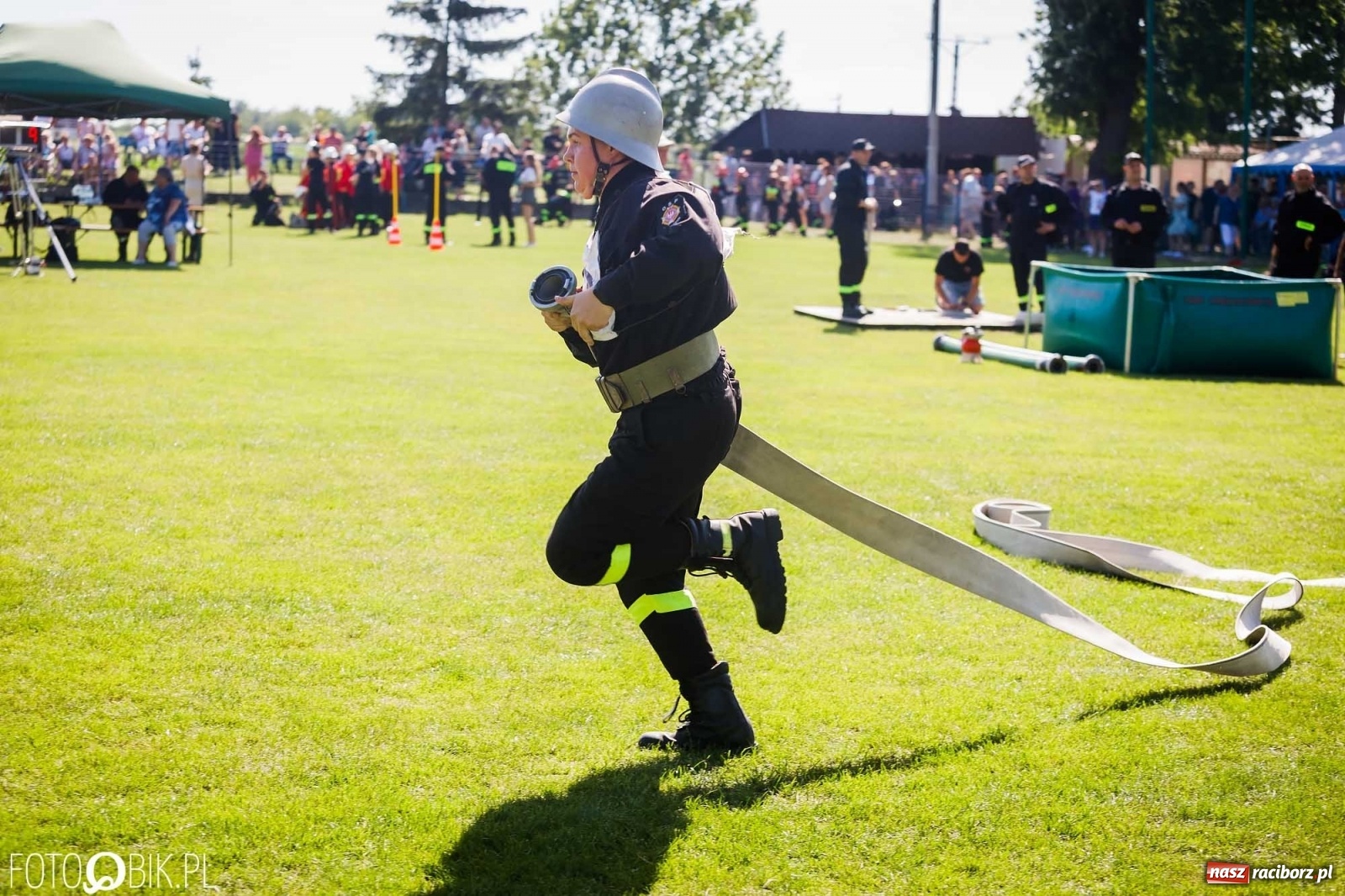 Zdjęcie w galerii na portalu naszraciborz.pl: Gminne zawody OSP. Trzy trofea dla Krzanowic, jedno dla Borucina [FOTO i WIDEO] wiadomości z regionu