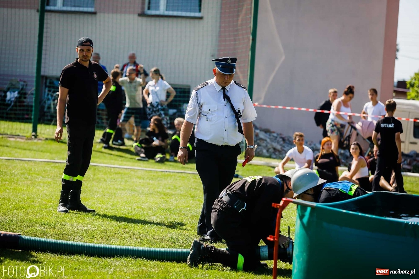Zdjęcie w galerii na portalu naszraciborz.pl: Gminne zawody OSP. Trzy trofea dla Krzanowic, jedno dla Borucina [FOTO i WIDEO] wiadomości z regionu