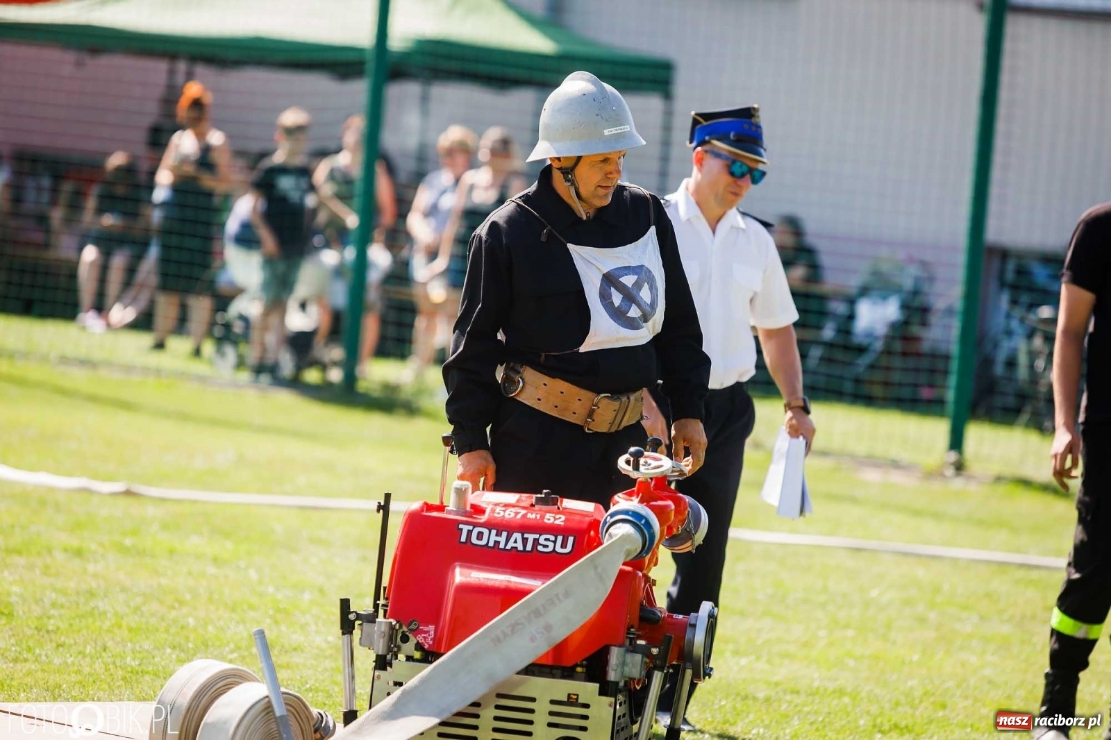 Zdjęcie w galerii na portalu naszraciborz.pl: Gminne zawody OSP. Trzy trofea dla Krzanowic, jedno dla Borucina [FOTO i WIDEO] wiadomości z regionu