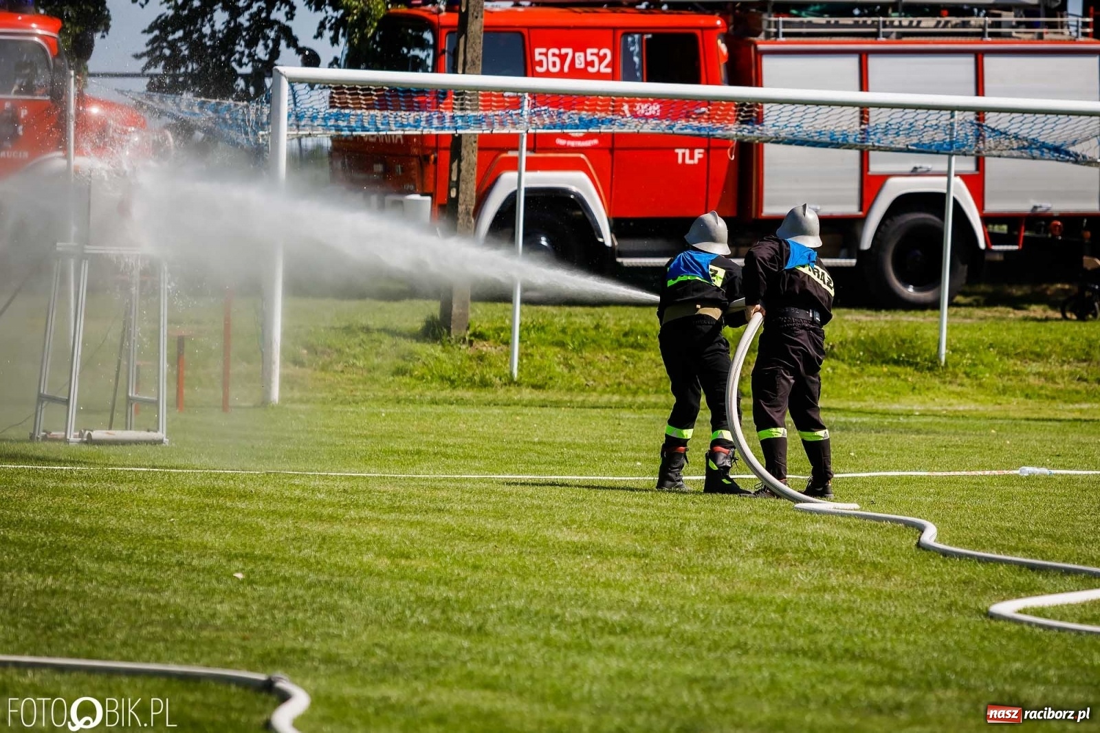 Zdjęcie w galerii na portalu naszraciborz.pl: Gminne zawody OSP. Trzy trofea dla Krzanowic, jedno dla Borucina [FOTO i WIDEO] wiadomości z regionu