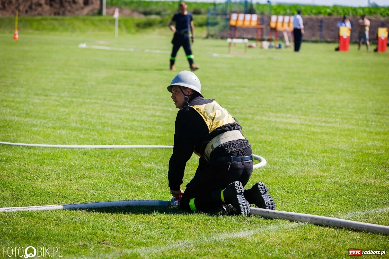 Zdjęcie w galerii na portalu naszraciborz.pl: Gminne zawody OSP. Trzy trofea dla Krzanowic, jedno dla Borucina [FOTO i WIDEO] wiadomości z regionu