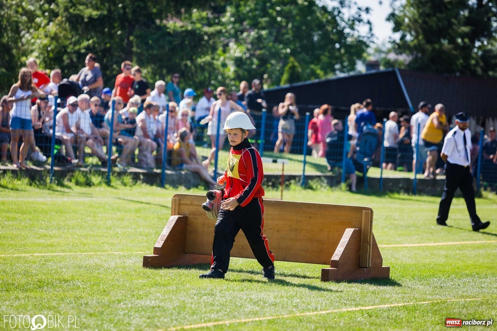 Zdjęcie w galerii na portalu naszraciborz.pl: Gminne zawody OSP. Trzy trofea dla Krzanowic, jedno dla Borucina [FOTO i WIDEO] wiadomości z regionu