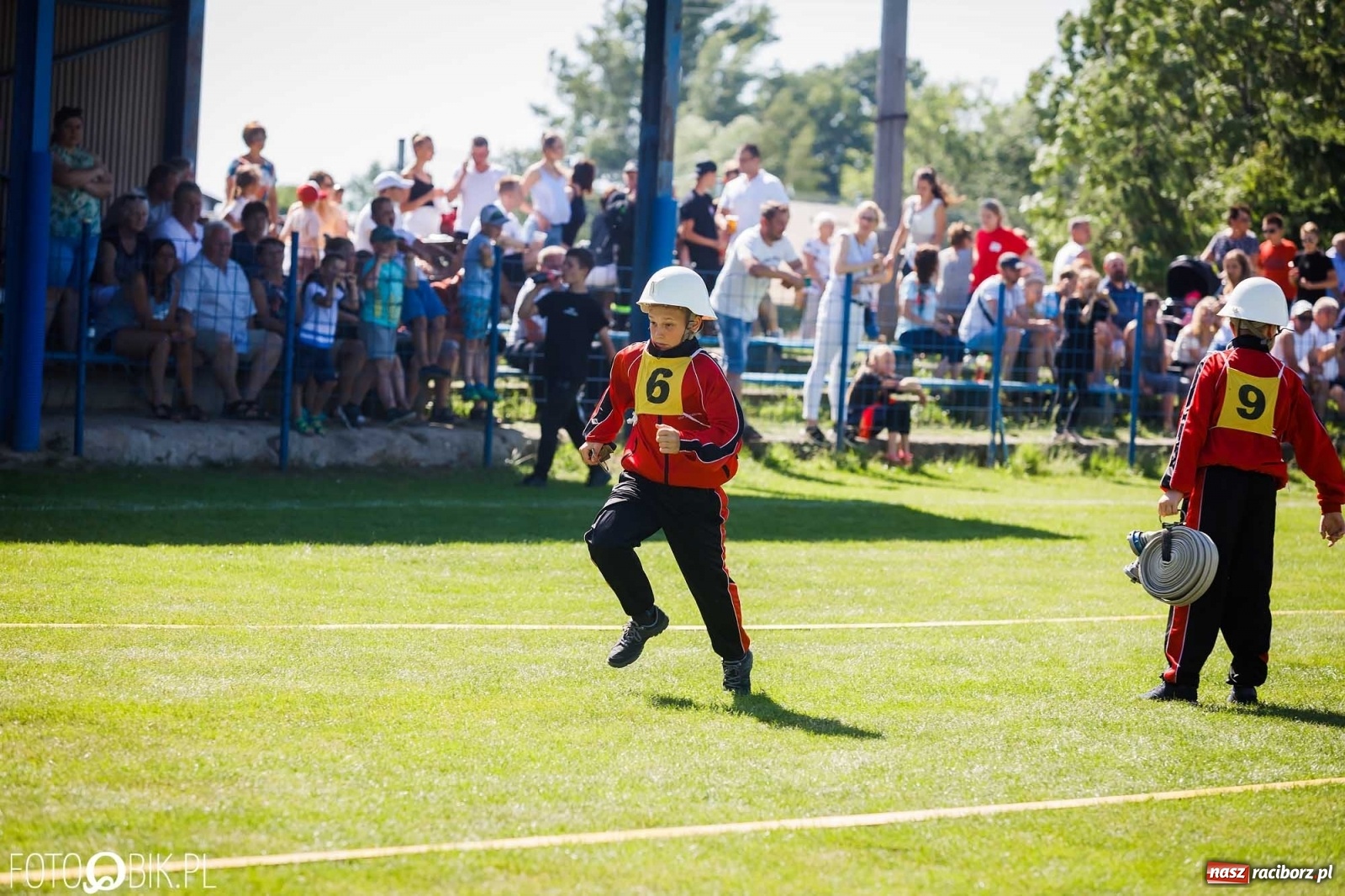 Zdjęcie w galerii na portalu naszraciborz.pl: Gminne zawody OSP. Trzy trofea dla Krzanowic, jedno dla Borucina [FOTO i WIDEO] wiadomości z regionu