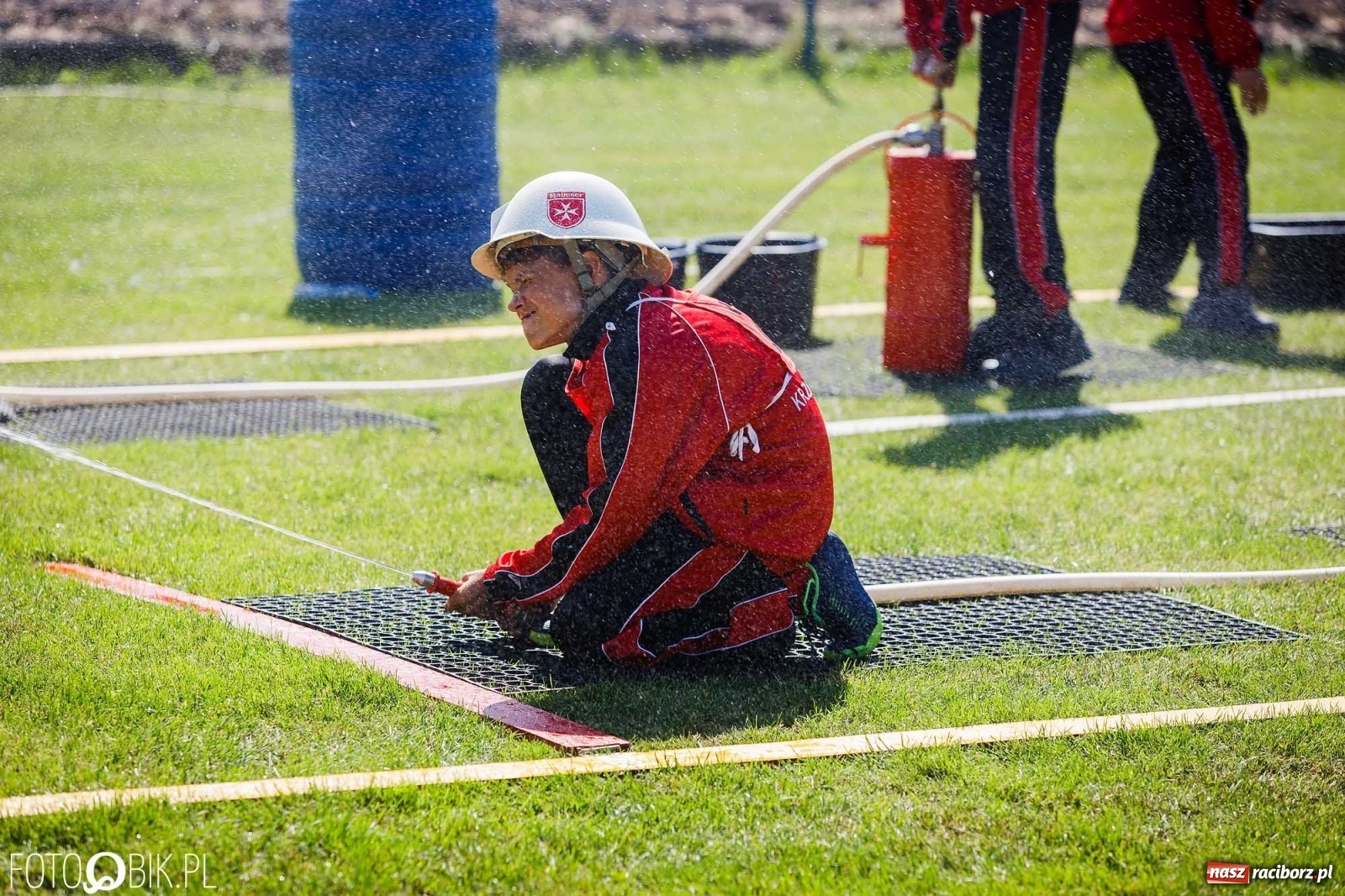 Zdjęcie w galerii na portalu naszraciborz.pl: Gminne zawody OSP. Trzy trofea dla Krzanowic, jedno dla Borucina [FOTO i WIDEO] wiadomości z regionu