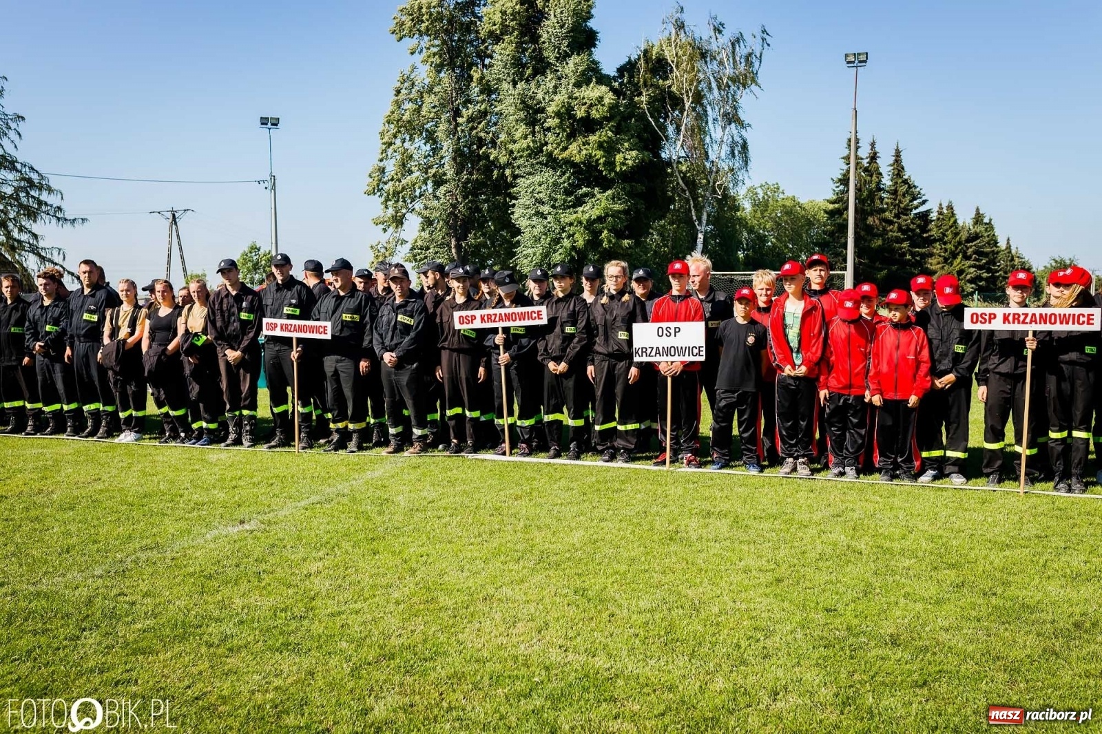 Zdjęcie w galerii na portalu naszraciborz.pl: Gminne zawody OSP. Trzy trofea dla Krzanowic, jedno dla Borucina [FOTO i WIDEO] wiadomości z regionu