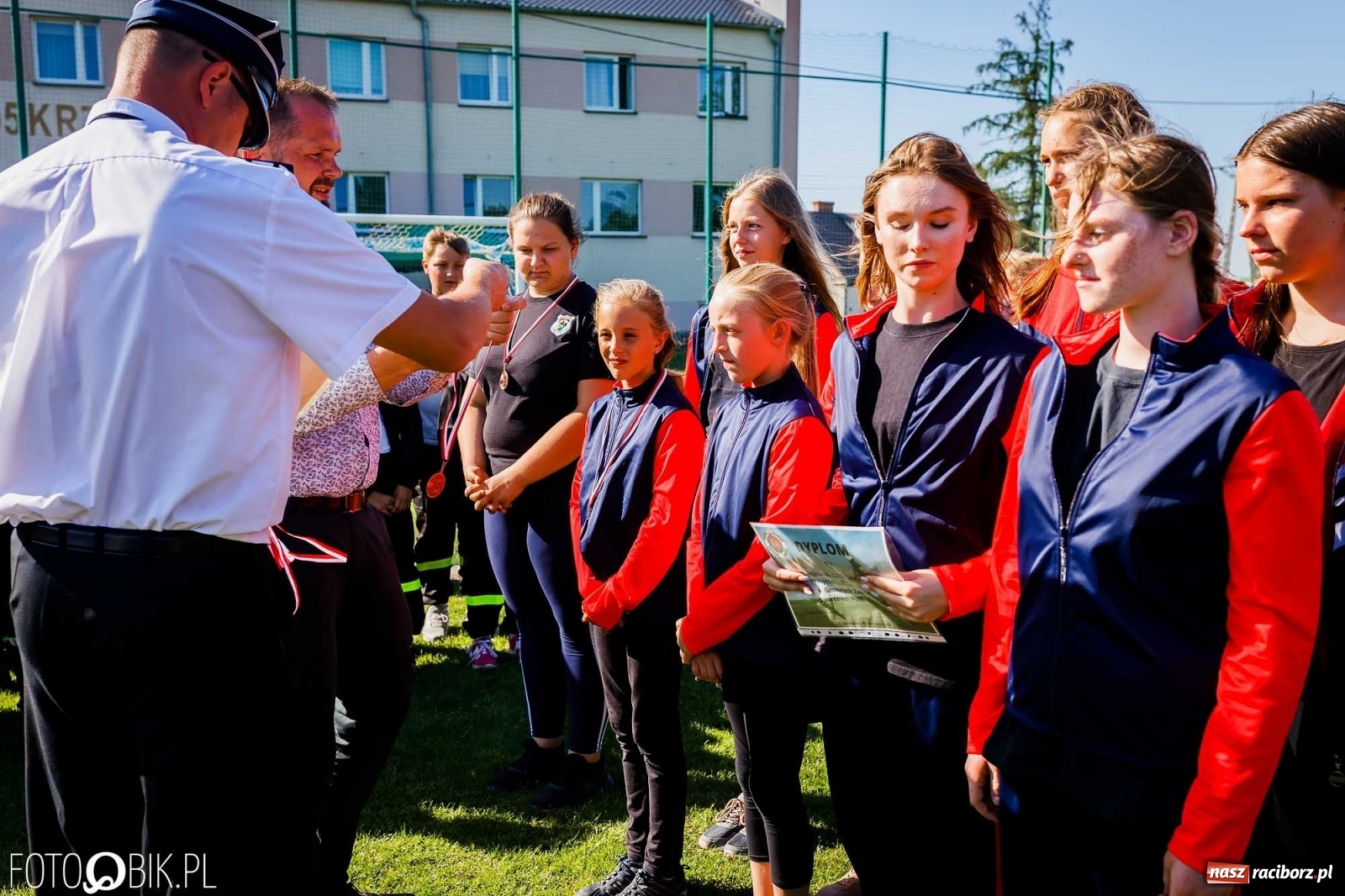 Zdjęcie w galerii na portalu naszraciborz.pl: Gminne zawody OSP. Trzy trofea dla Krzanowic, jedno dla Borucina [FOTO i WIDEO] wiadomości z regionu