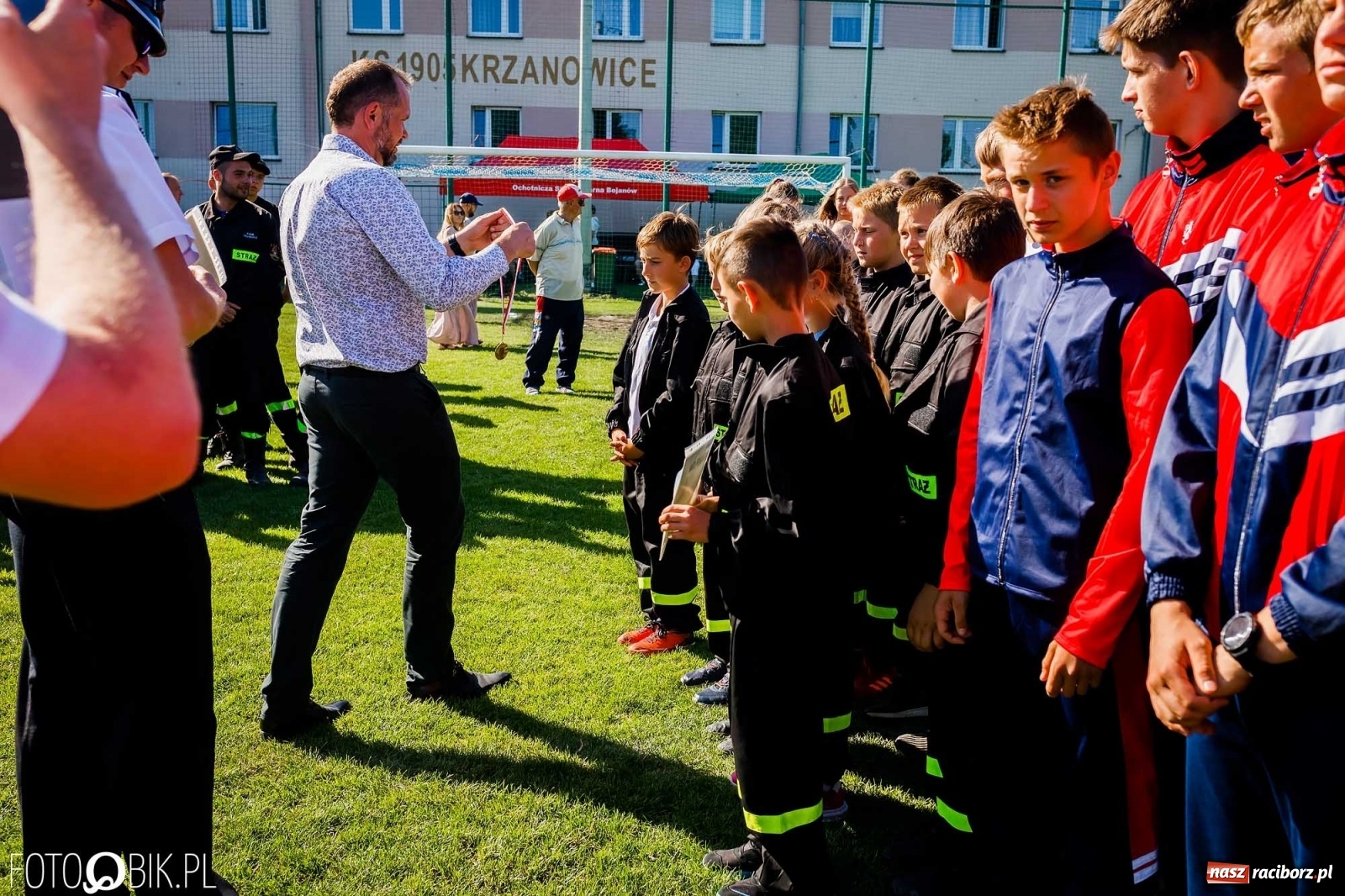 Zdjęcie w galerii na portalu naszraciborz.pl: Gminne zawody OSP. Trzy trofea dla Krzanowic, jedno dla Borucina [FOTO i WIDEO] wiadomości z regionu