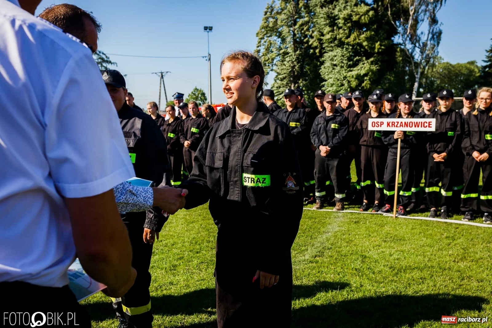 Zdjęcie w galerii na portalu naszraciborz.pl: Gminne zawody OSP. Trzy trofea dla Krzanowic, jedno dla Borucina [FOTO i WIDEO] wiadomości z regionu