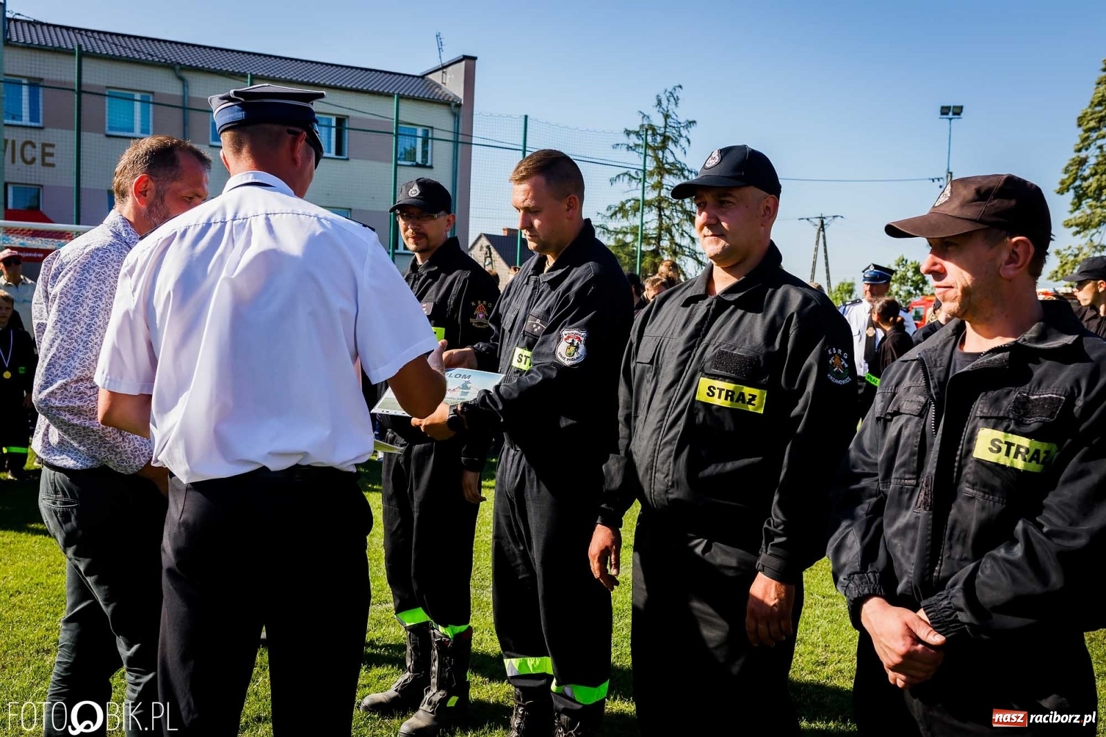Zdjęcie w galerii na portalu naszraciborz.pl: Gminne zawody OSP. Trzy trofea dla Krzanowic, jedno dla Borucina [FOTO i WIDEO] wiadomości z regionu