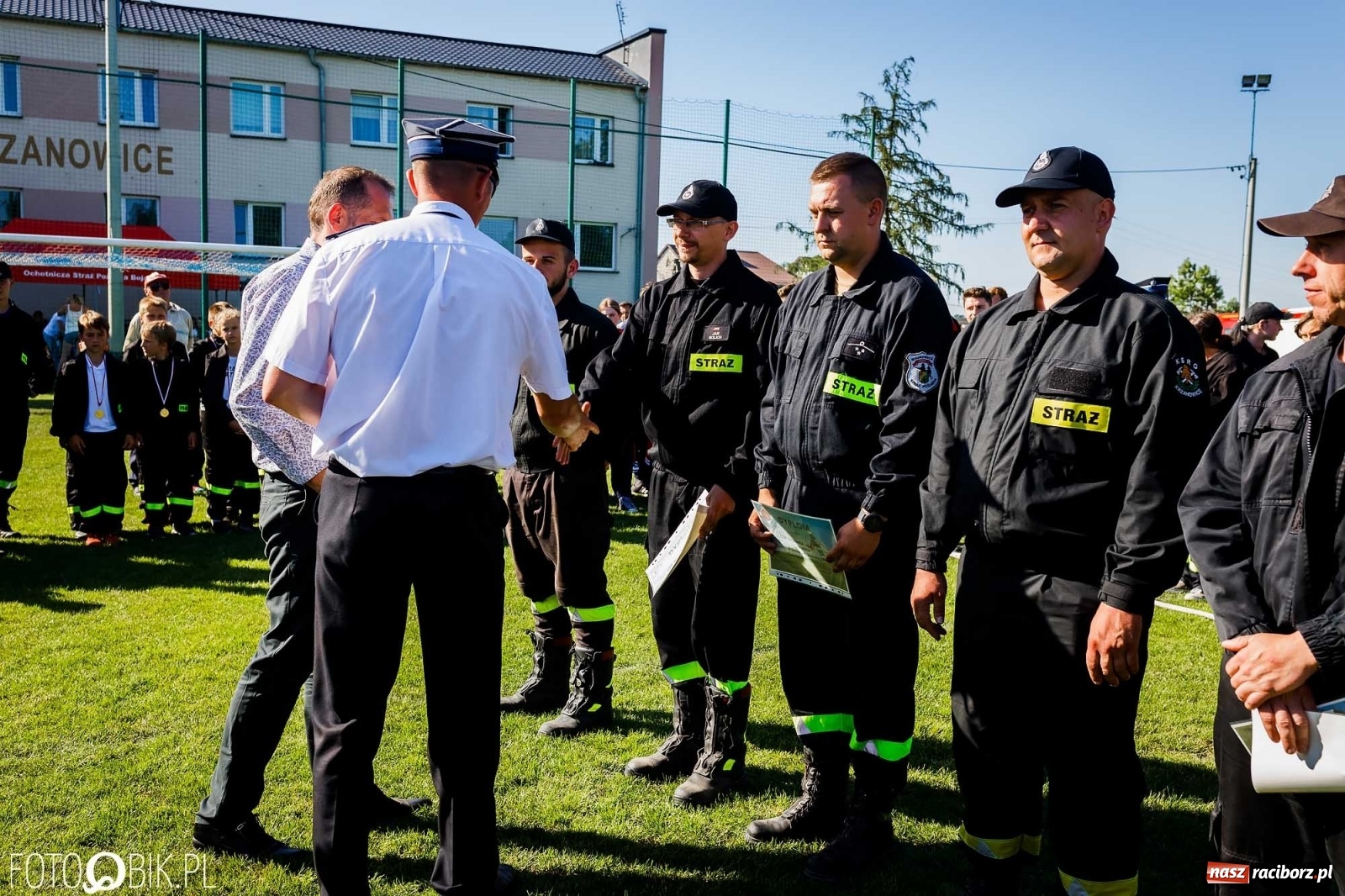 Zdjęcie w galerii na portalu naszraciborz.pl: Gminne zawody OSP. Trzy trofea dla Krzanowic, jedno dla Borucina [FOTO i WIDEO] wiadomości z regionu