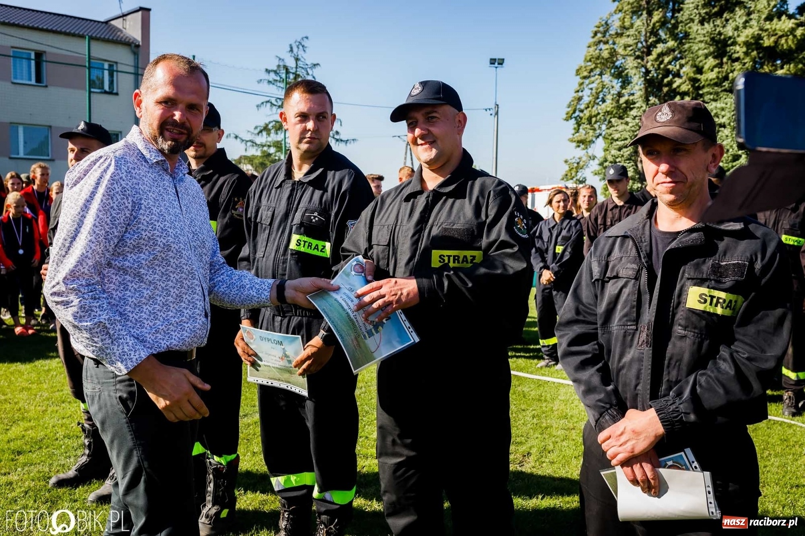 Zdjęcie w galerii na portalu naszraciborz.pl: Gminne zawody OSP. Trzy trofea dla Krzanowic, jedno dla Borucina [FOTO i WIDEO] wiadomości z regionu