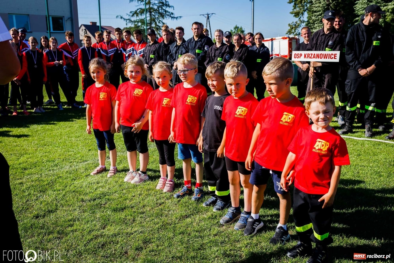 Zdjęcie w galerii na portalu naszraciborz.pl: Gminne zawody OSP. Trzy trofea dla Krzanowic, jedno dla Borucina [FOTO i WIDEO] wiadomości z regionu